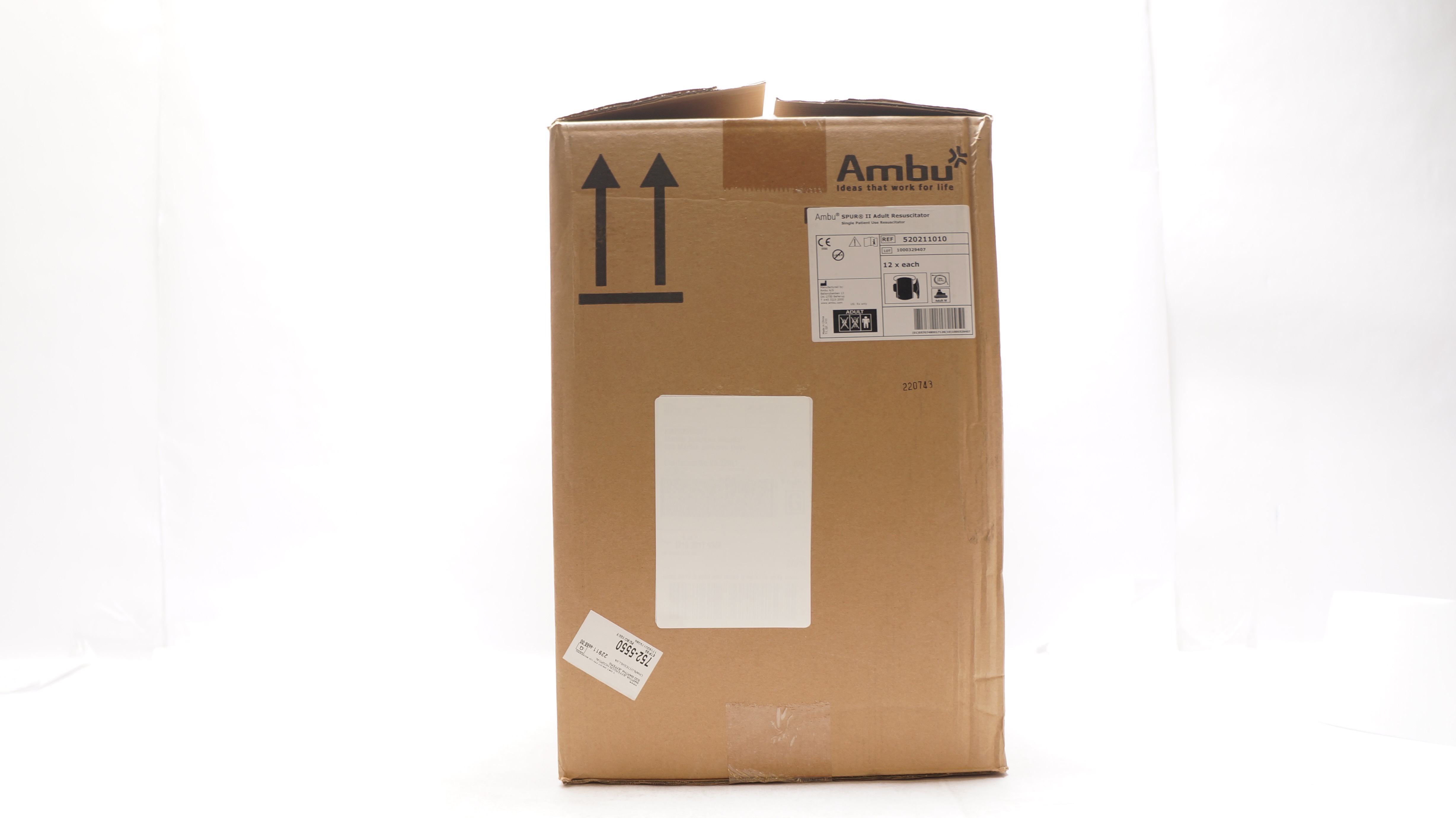 Ambu 520211010 SPUR II Adult Resuscitator - Case of 12