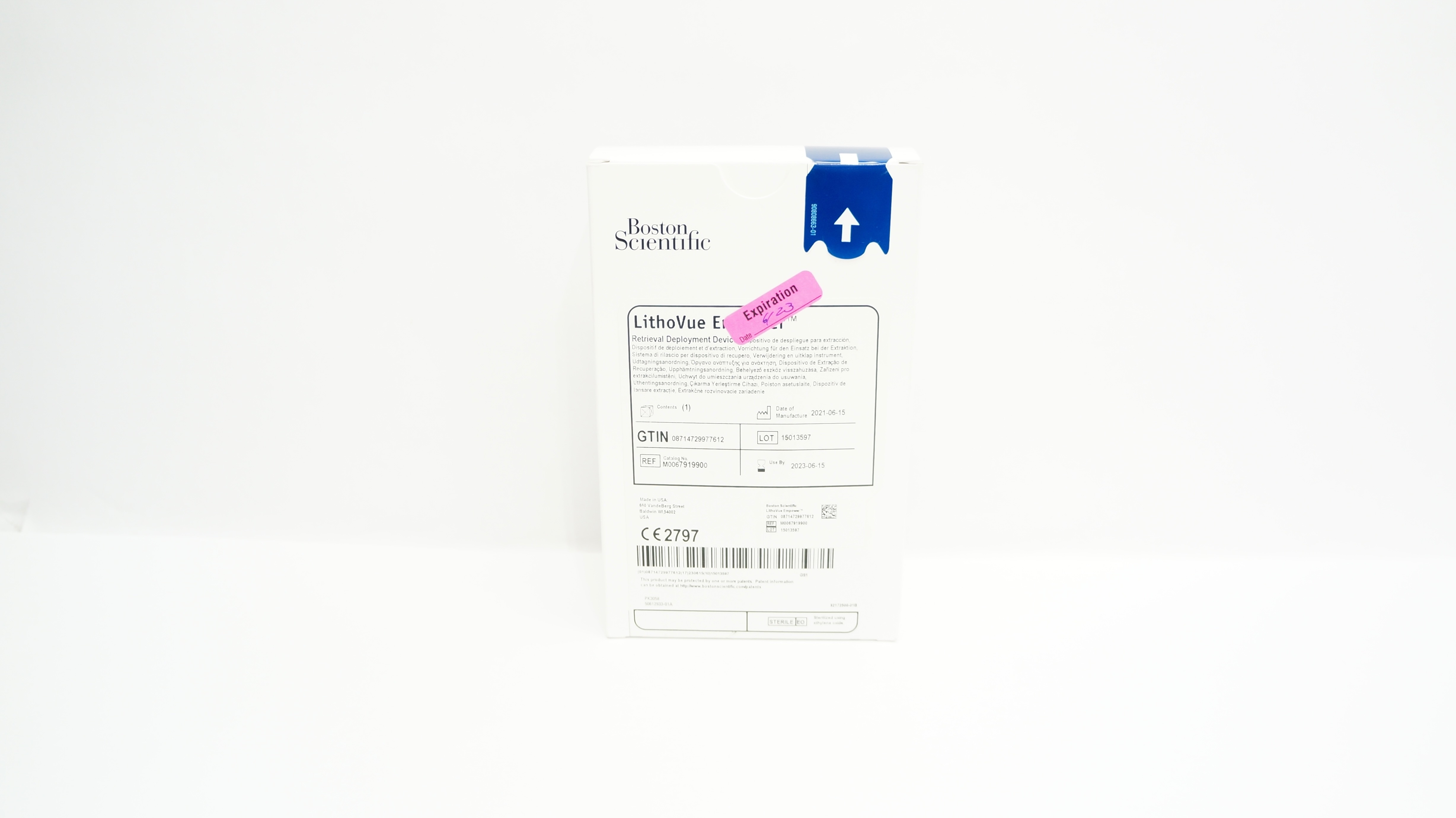 Boston Scientific M0067919900 LithoVue Empower Retrieval Deployment Device (x)