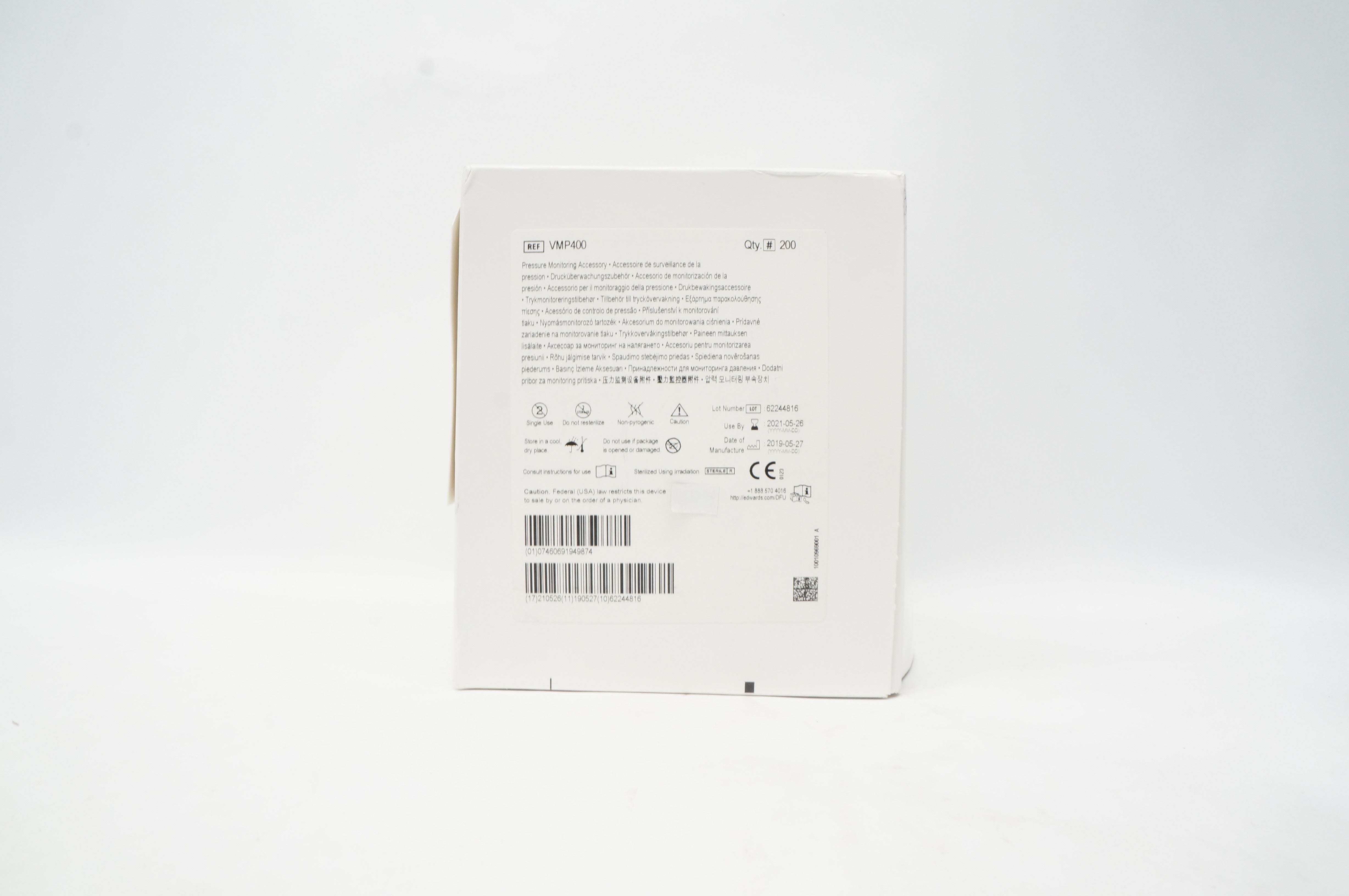 Edwards Lifesciences VMP400 VAMP Ndle.less Shielded Cannula (x) - Box of 200
