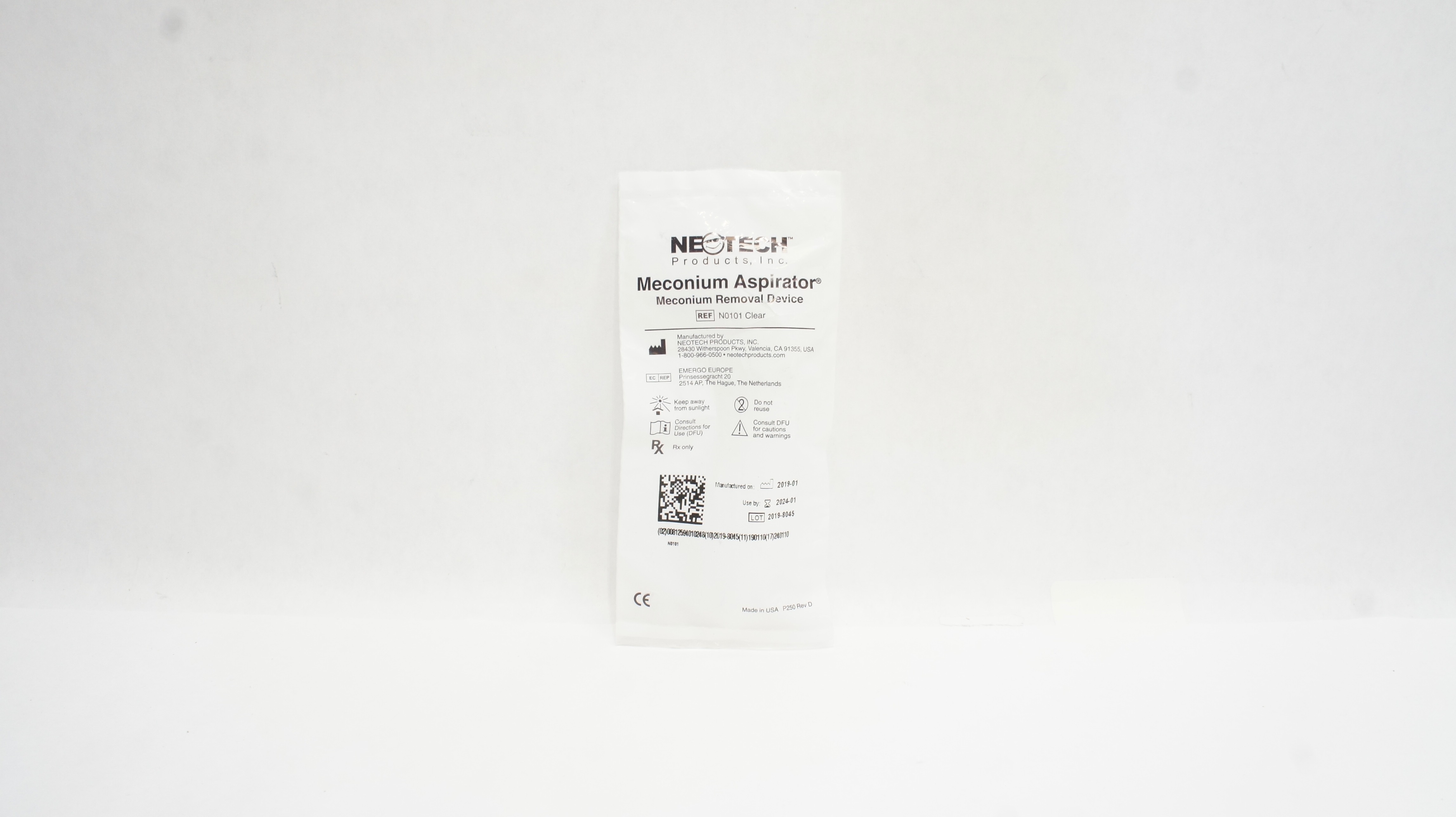 Neotech N0101 Meconium Aspirator Meconium Removal Device