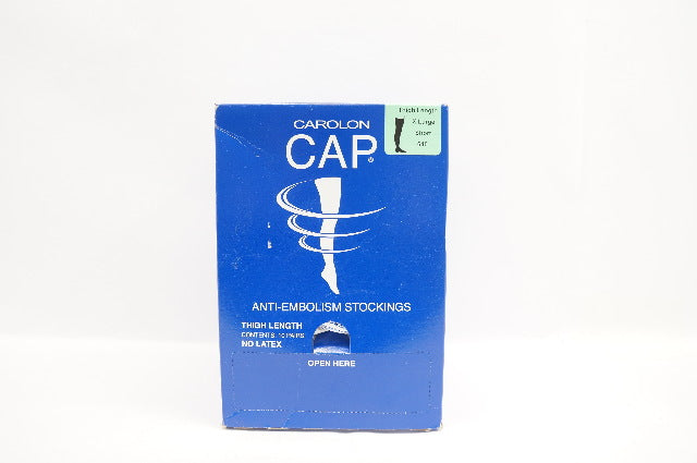 Carolon 640 CAP Anti-Embolism Stockings Thigh X-Large Short - Box of 10 Pairs