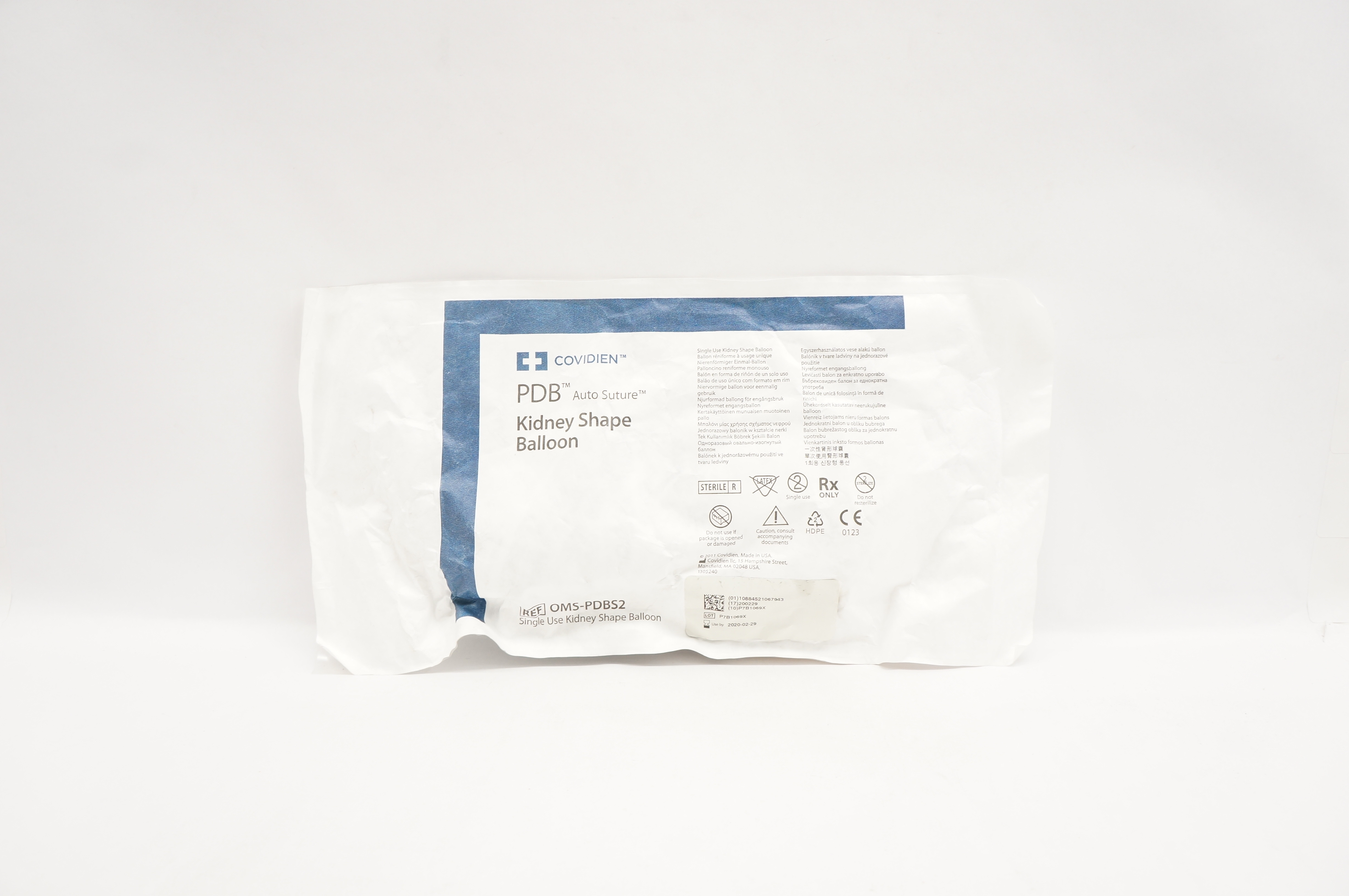 Covidien OMS-PDBS2 PDD AutoSuture Kidney Shape Balloon (x)