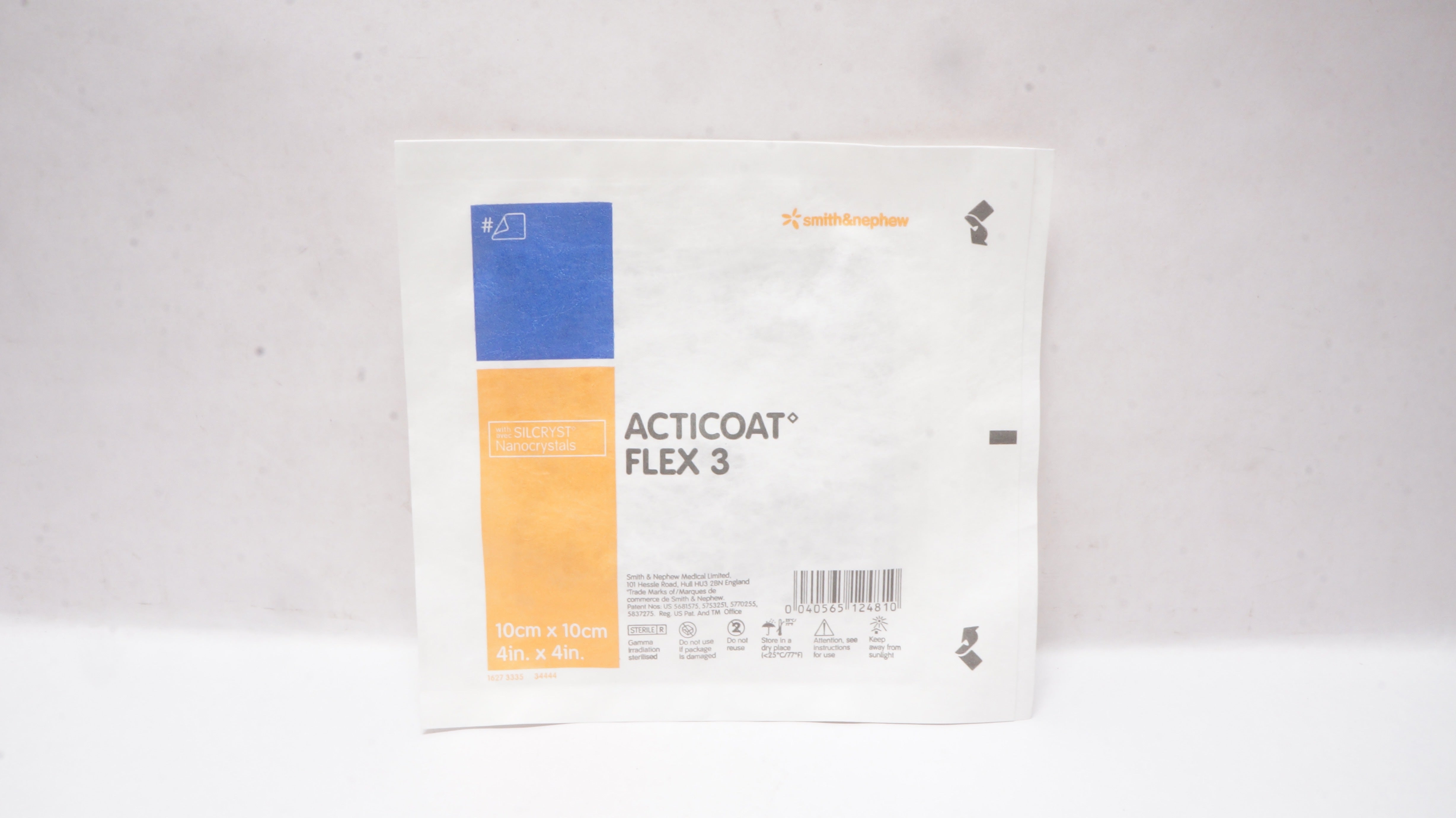 Smith&Nephew 66800406 Acticoat Flex 3 4 inch x 4 inch  (x)