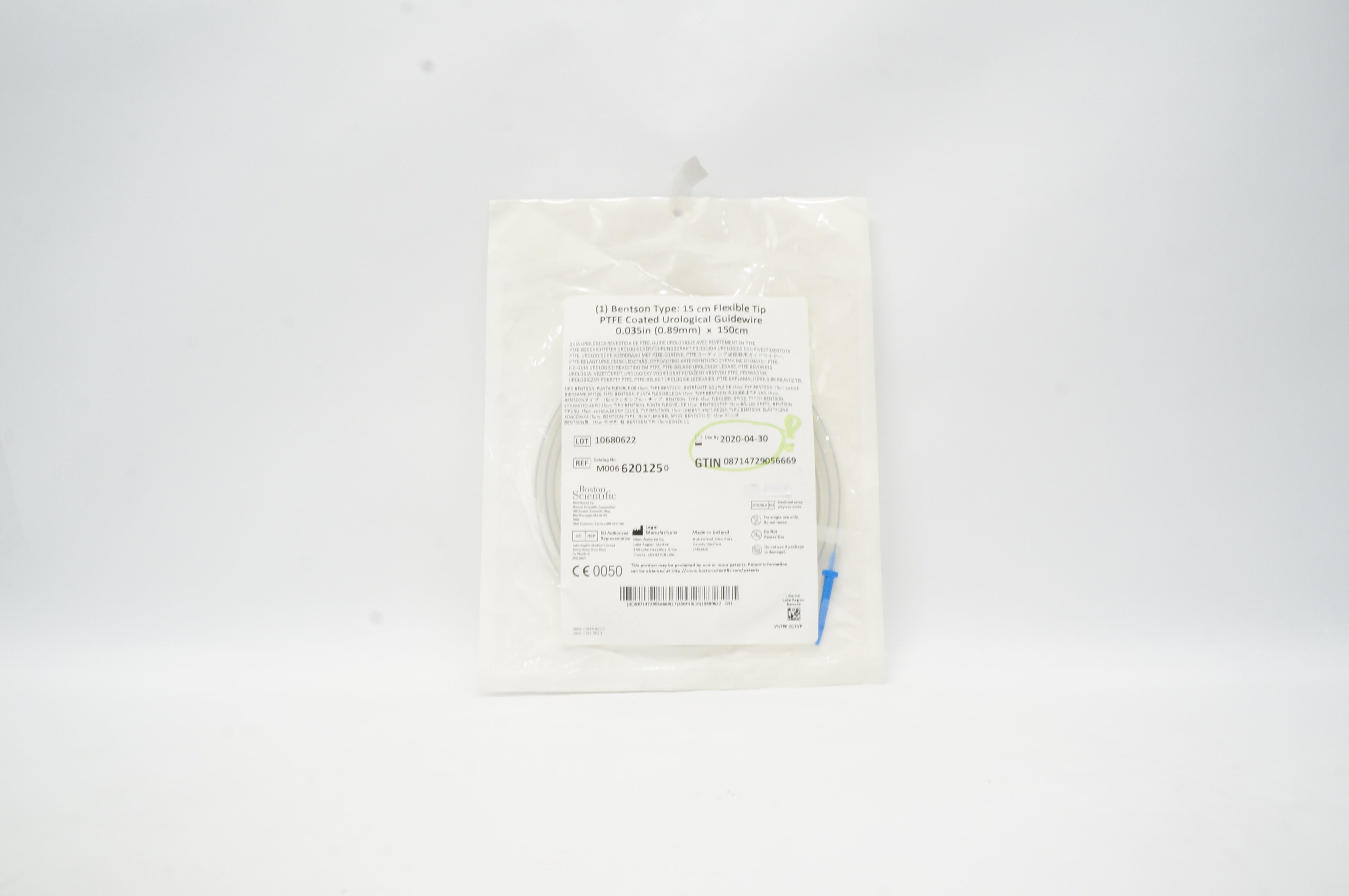 Lake Region Medical M0066201250 Urological Guidewire 0.035in. x 150cm (x)