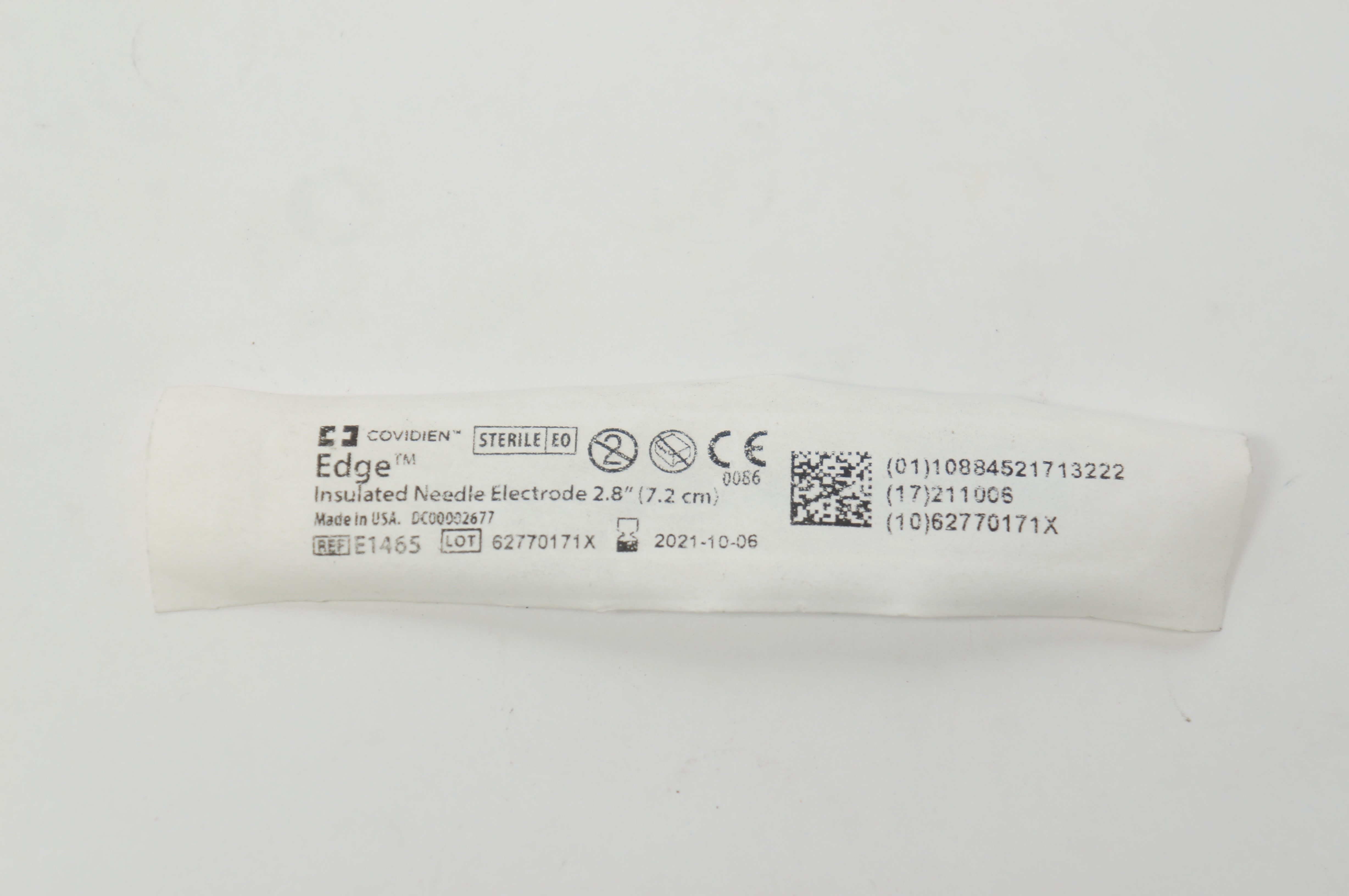 Covidien E1465 Edge Insulated Ndle. Electrode 2.8inch (x)