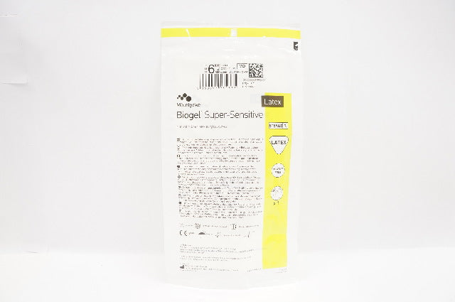 Molnlycke Health Care 82560 Biogel Super-Sensitive Surgical Gloves, Size 6