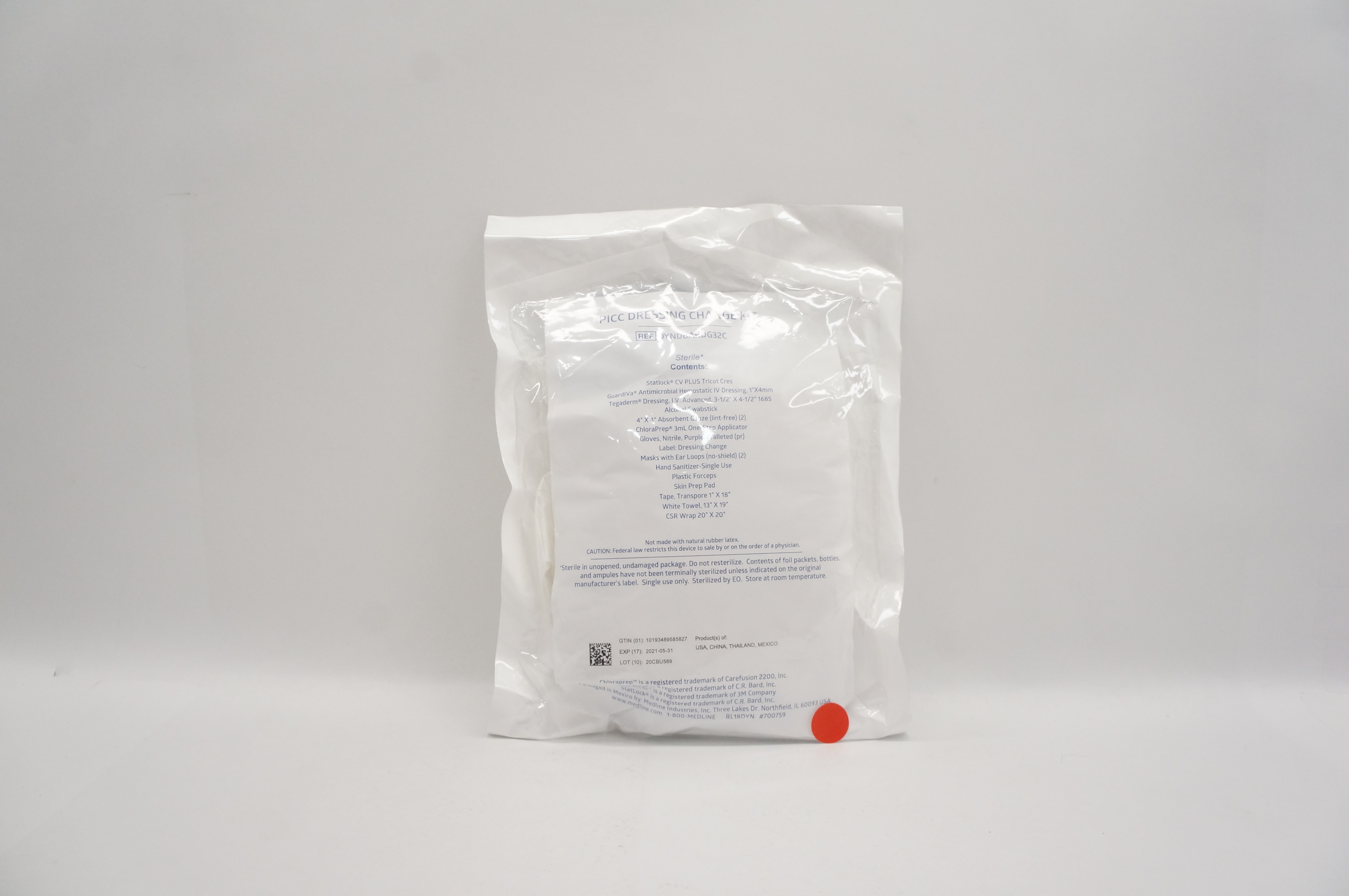 Medline DYNDBARDG32C Picc Dressing Change Kit (x)
