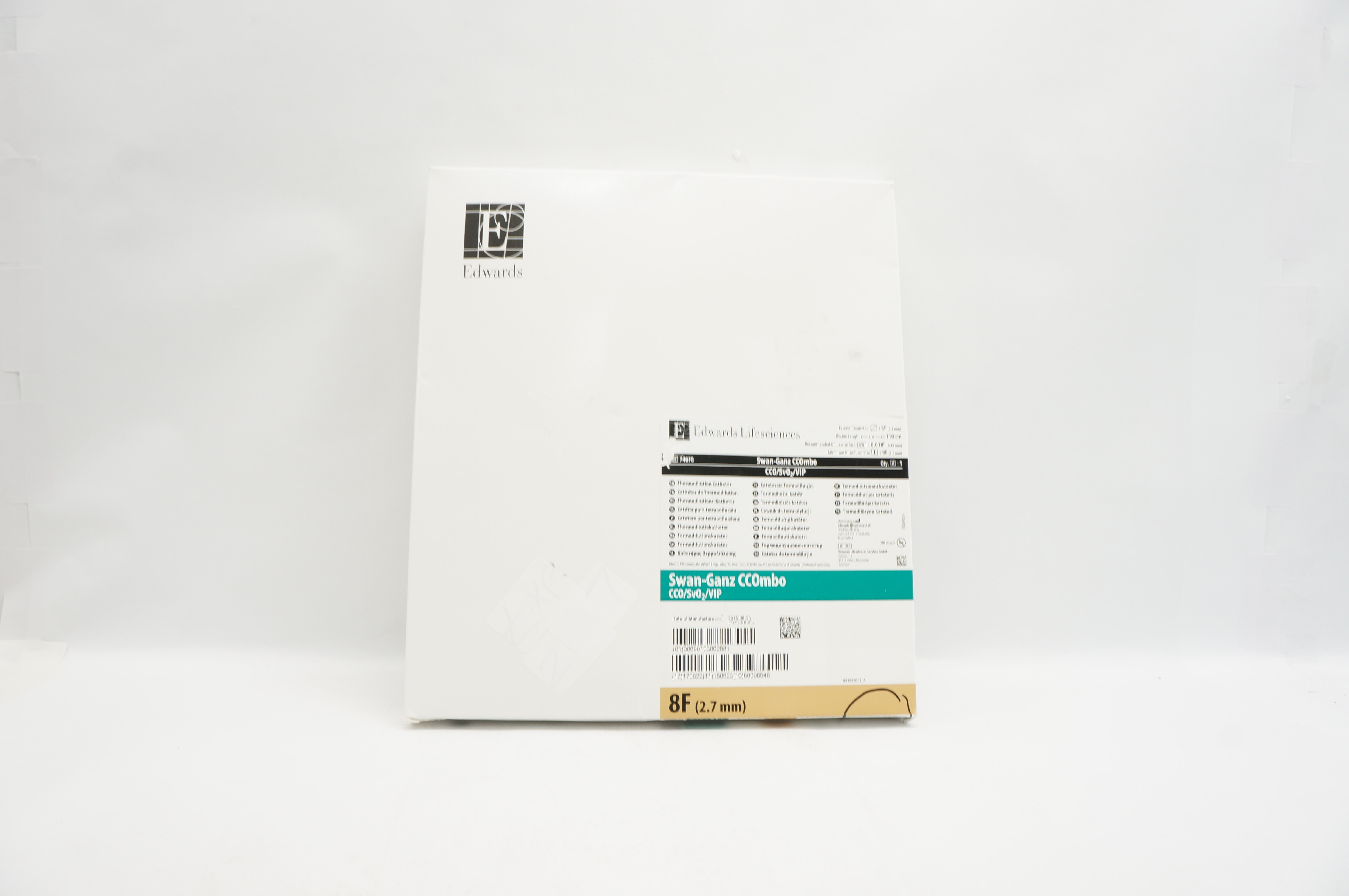 Edwards Lifesciences 746F8 Swan-Ganz CCOmbo Thermodlution Cath. 8F x 110cm (x)