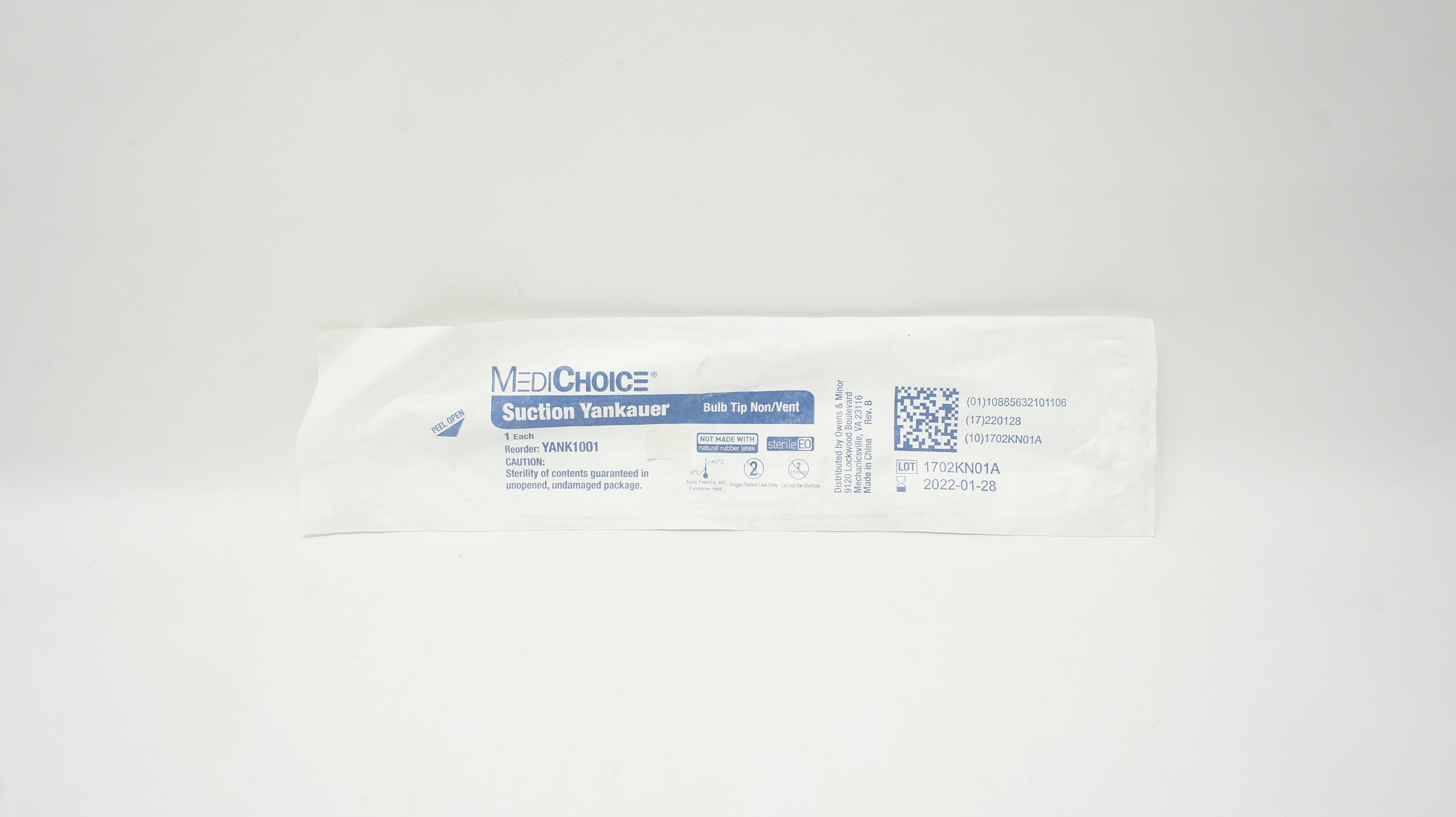 MediChoice YANK1001 Suction Yankauer Bulb Tip Non-Vent (x)
