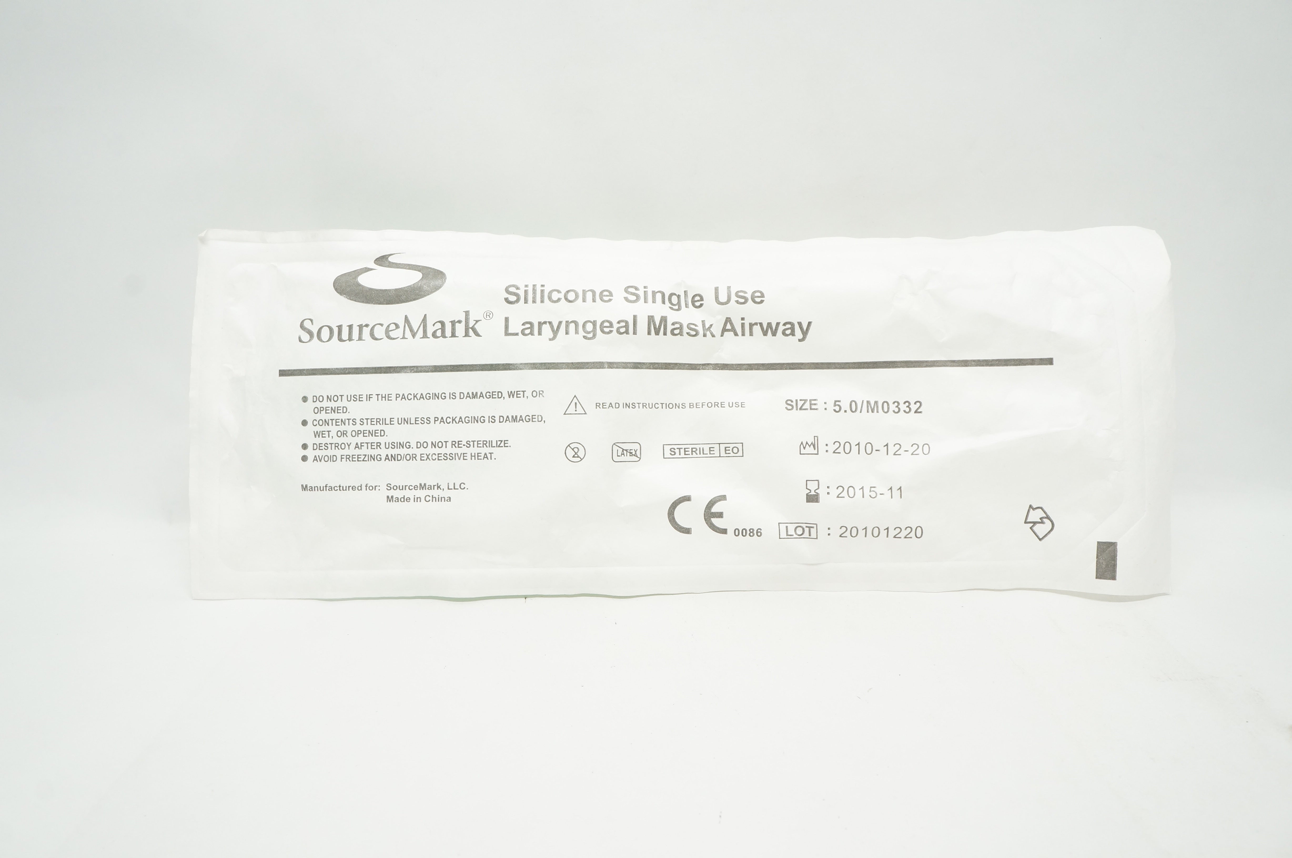 SourseMark M0332 Laryngeal Mask Airway, Size: 5.0 (x)