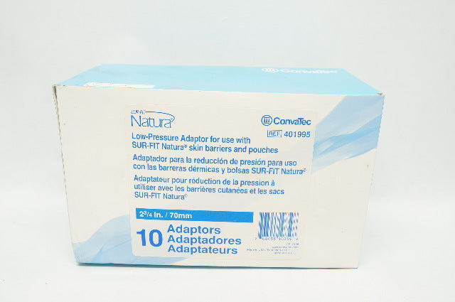 ConvaTec 401995 Sur-Fit Nature Low-Pressure Adaptor 2 3/4inch - Box of 10