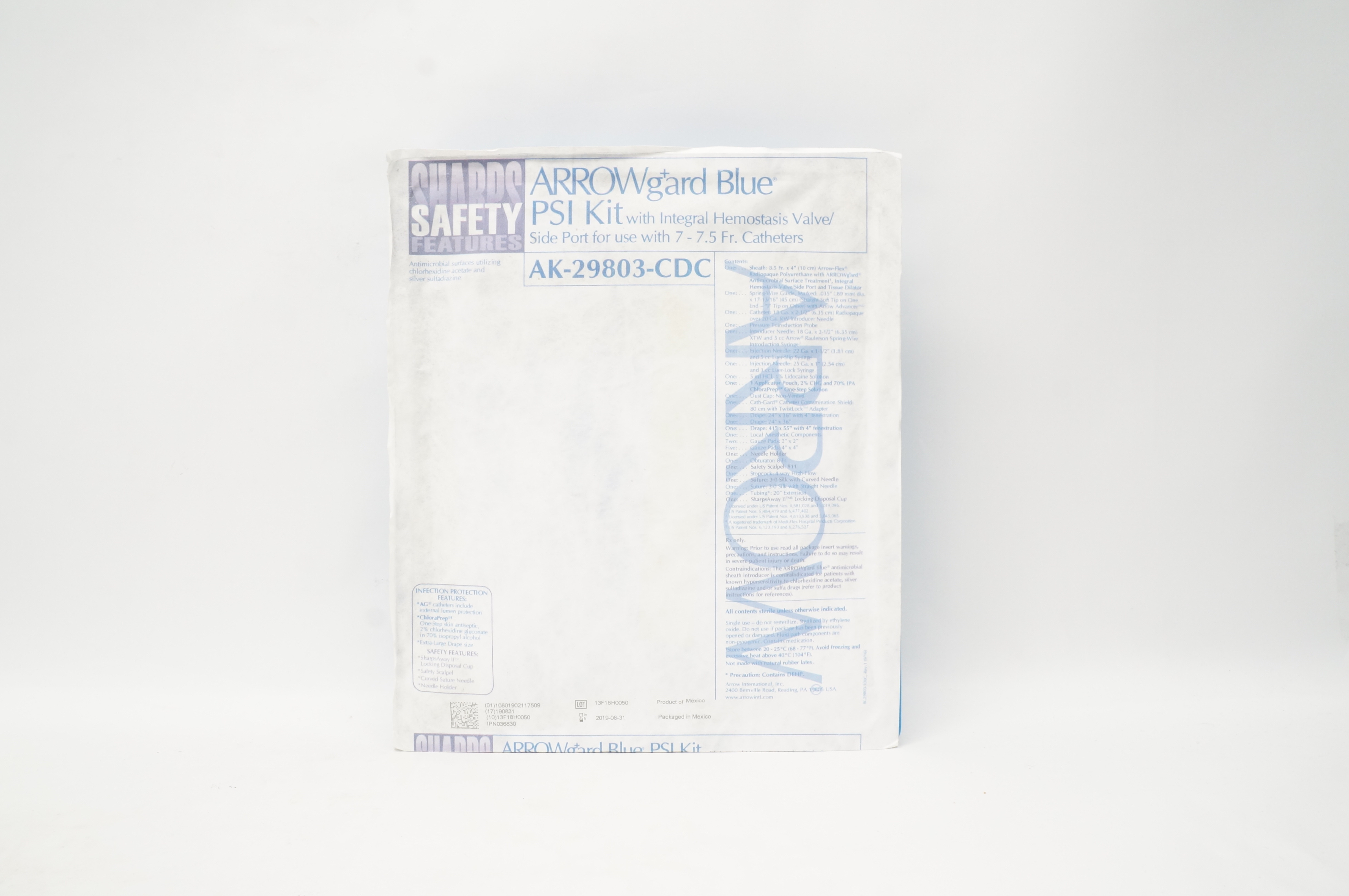 Teleflex AK-29803-CDC Arrow Percutaneous Sheath Introducer Kit (x)