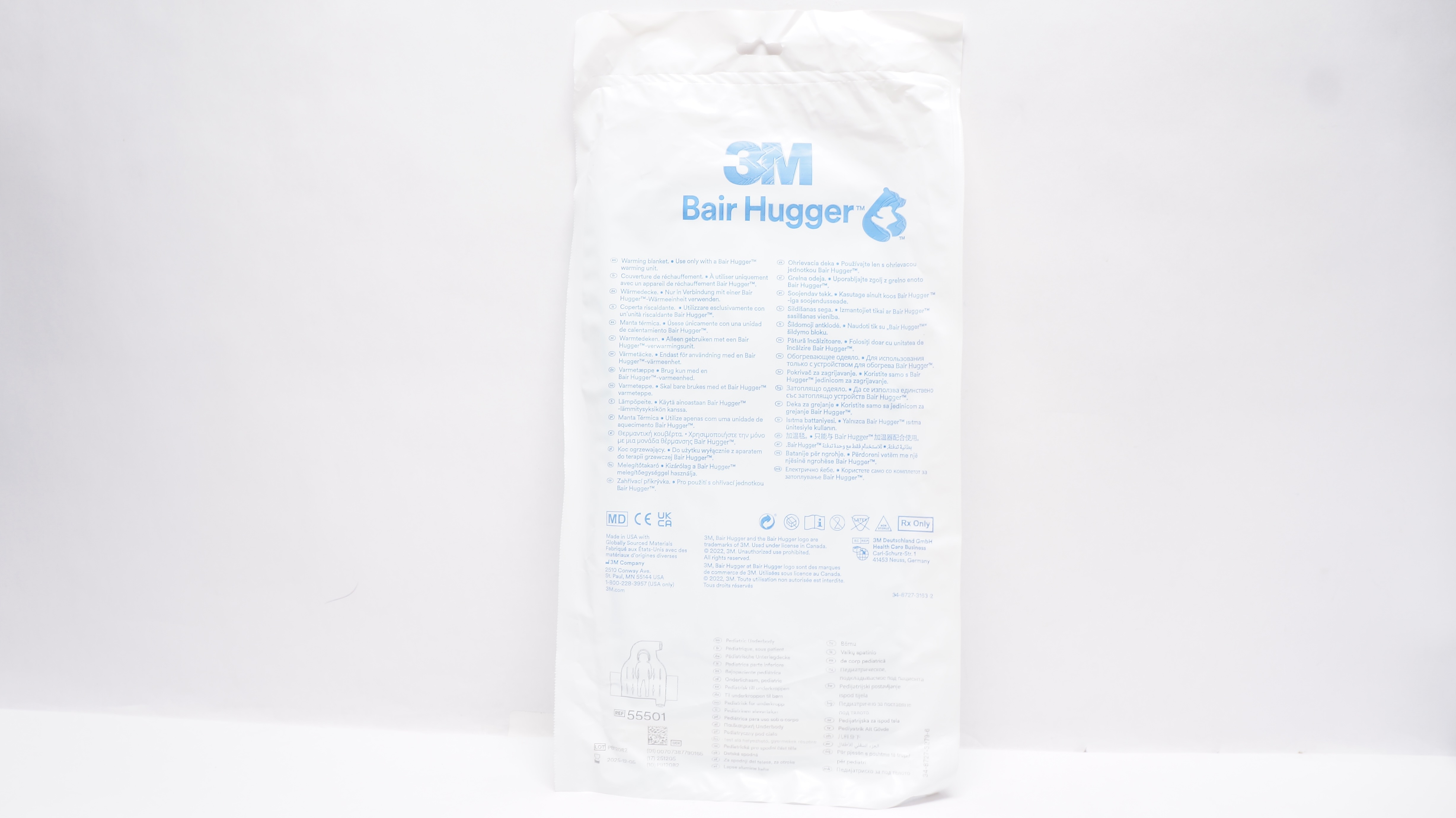 3M 55501 Bair Hugger Pediatric Underbody Warming Blanket