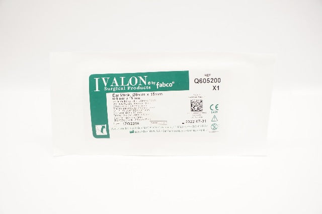 Medsorb Dominicana Q605200 Ivalon Ear Wick 9mm x 15mm (x)