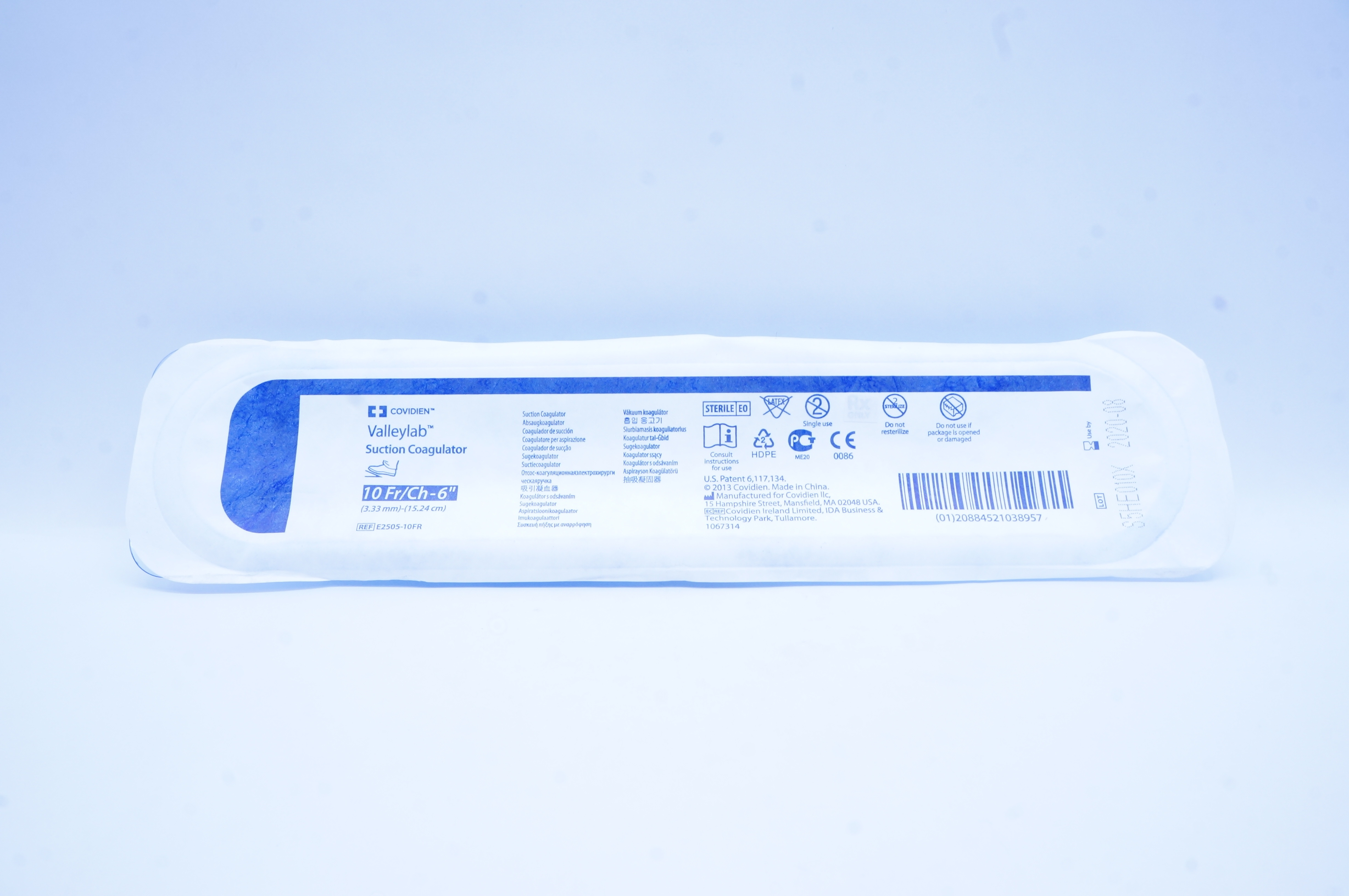 Coagulator Covidien E2505-10Fr Valleylab Suction Coagulator 10Fr x 6inch (x)