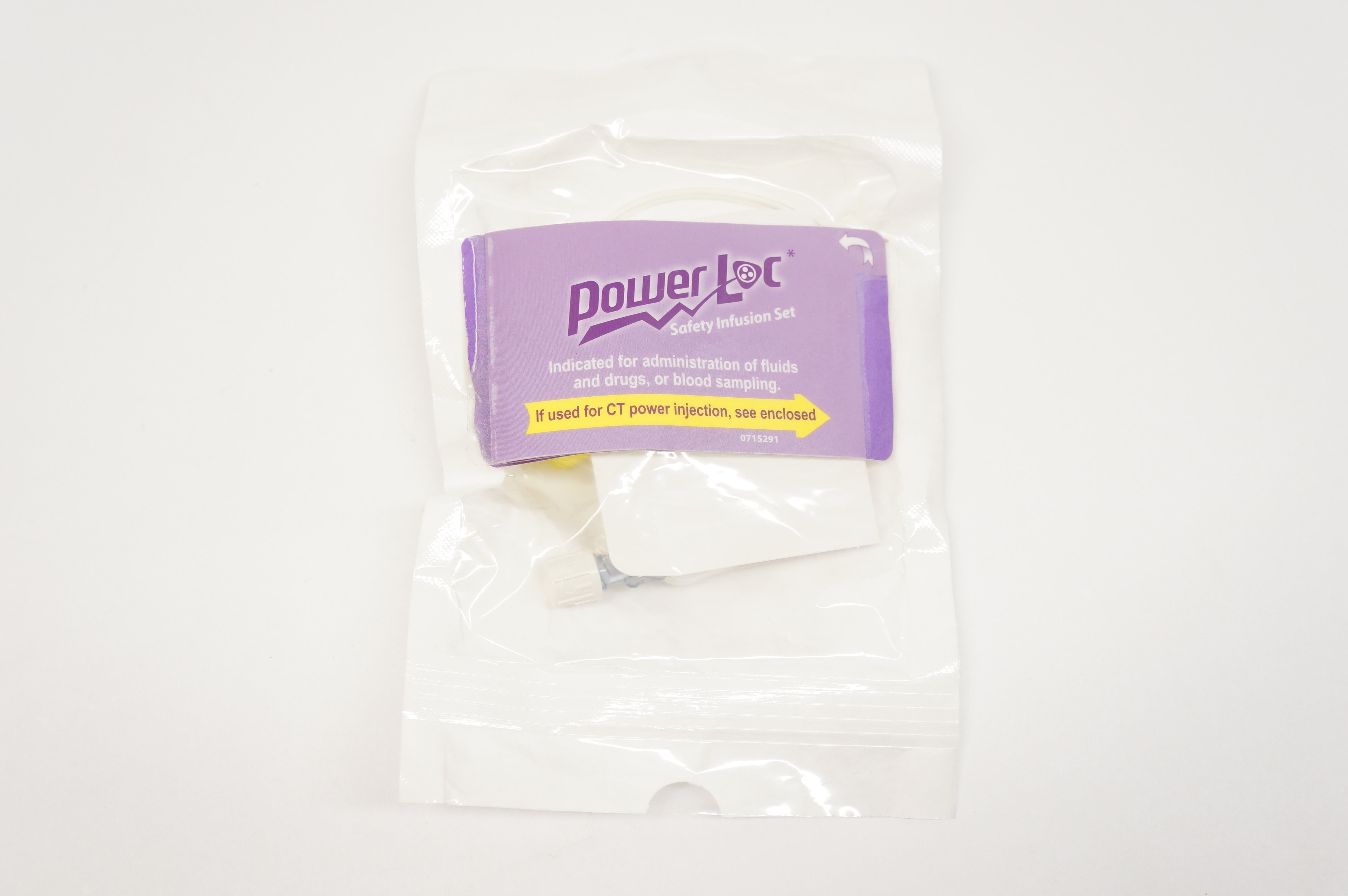 Bard 0652010 PowerLoc Safety Infusion Set 20G x 1inch, 0.3mL (x)