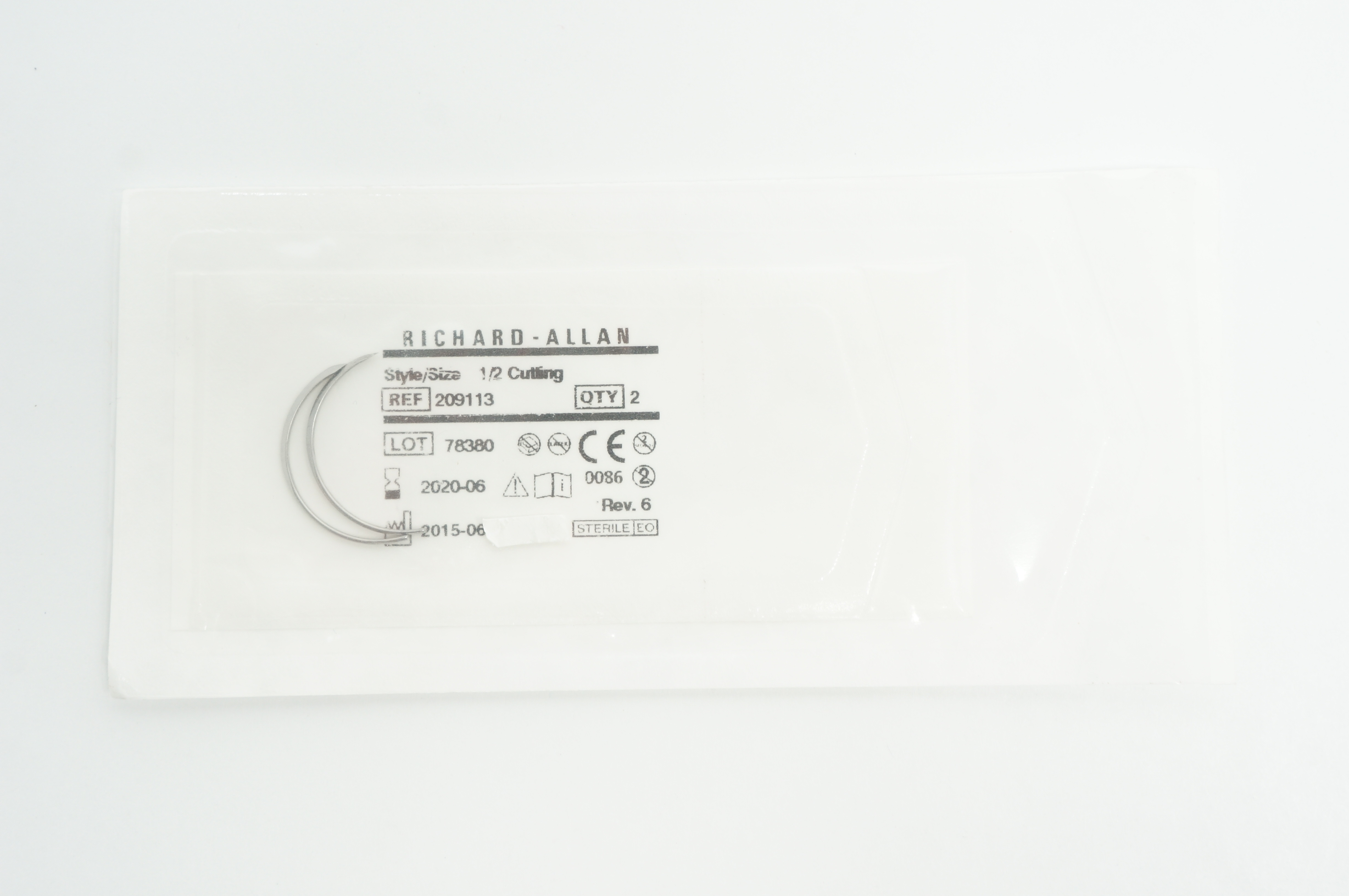Richard-Allan 209113 Ndle 1/2 Cutting (x) - Pack of 2