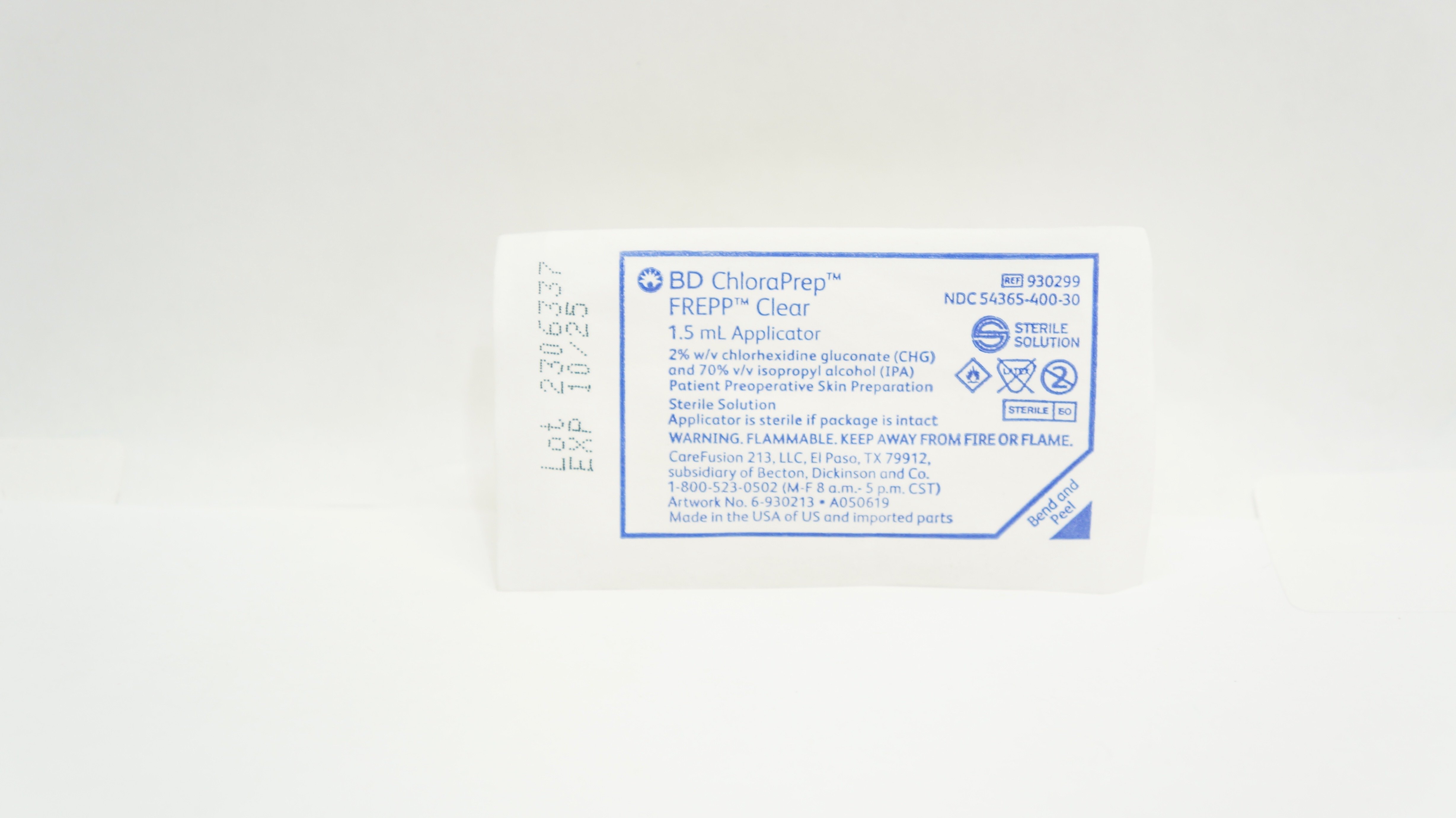 BD 930299 ChloraPrep FREPP Clear Applicator 1 5 ML bd-930299-chloraprep-frepp-clear-applicator-1-5-ml