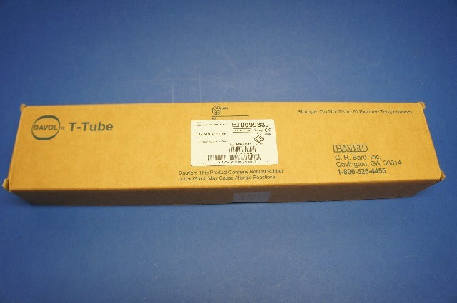 Bard 0099830 Davol T-Tube Deaver 16Fr. (x) ~ Box of 10