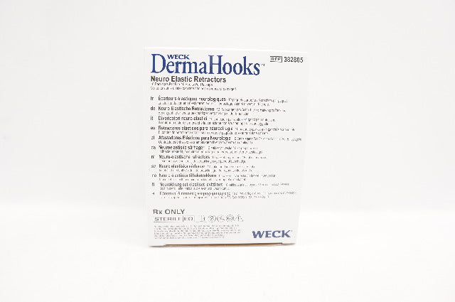 Teleflex 382805 Weck DermaHooks Neuro Elastic Retractors 12mm - Box of 10