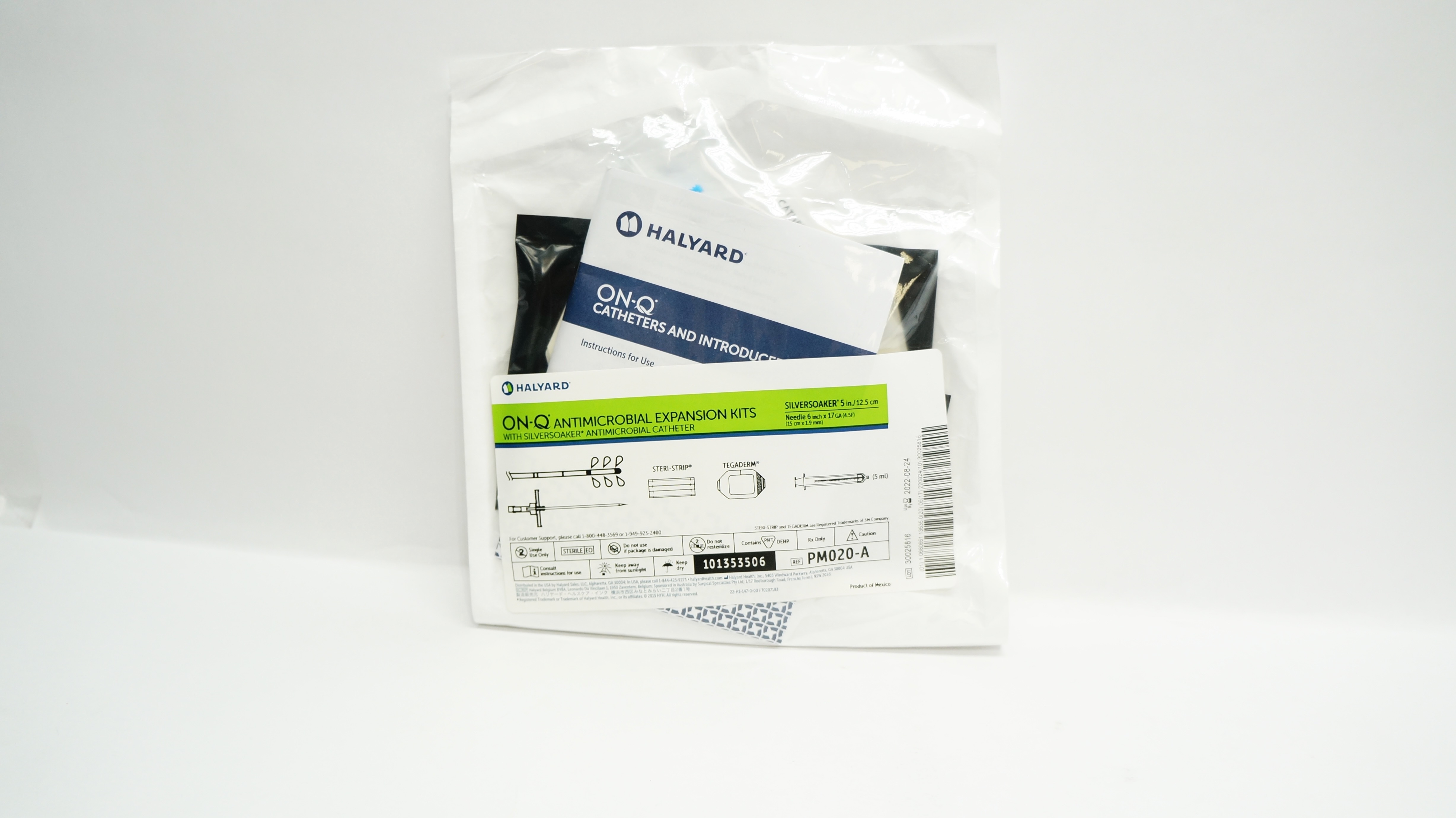 Halyard PM020-A On-Q Antimicrobial Expansion Kits w/Antimicrobial Cath. 5in. (x)