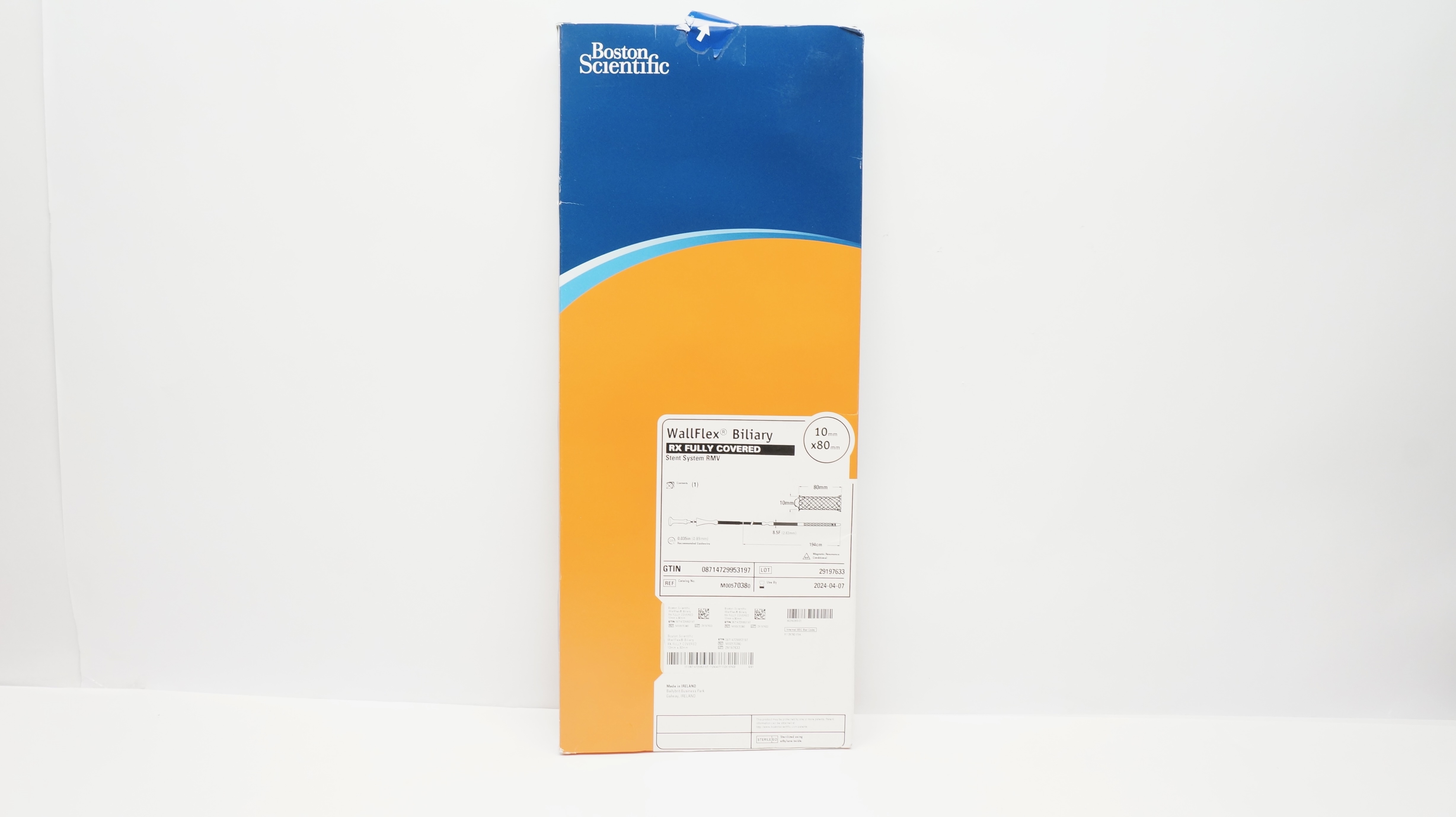 Boston Scientific M00570380 WallFlex Biliary Stnt System RMV 10mm x 80mm (x)