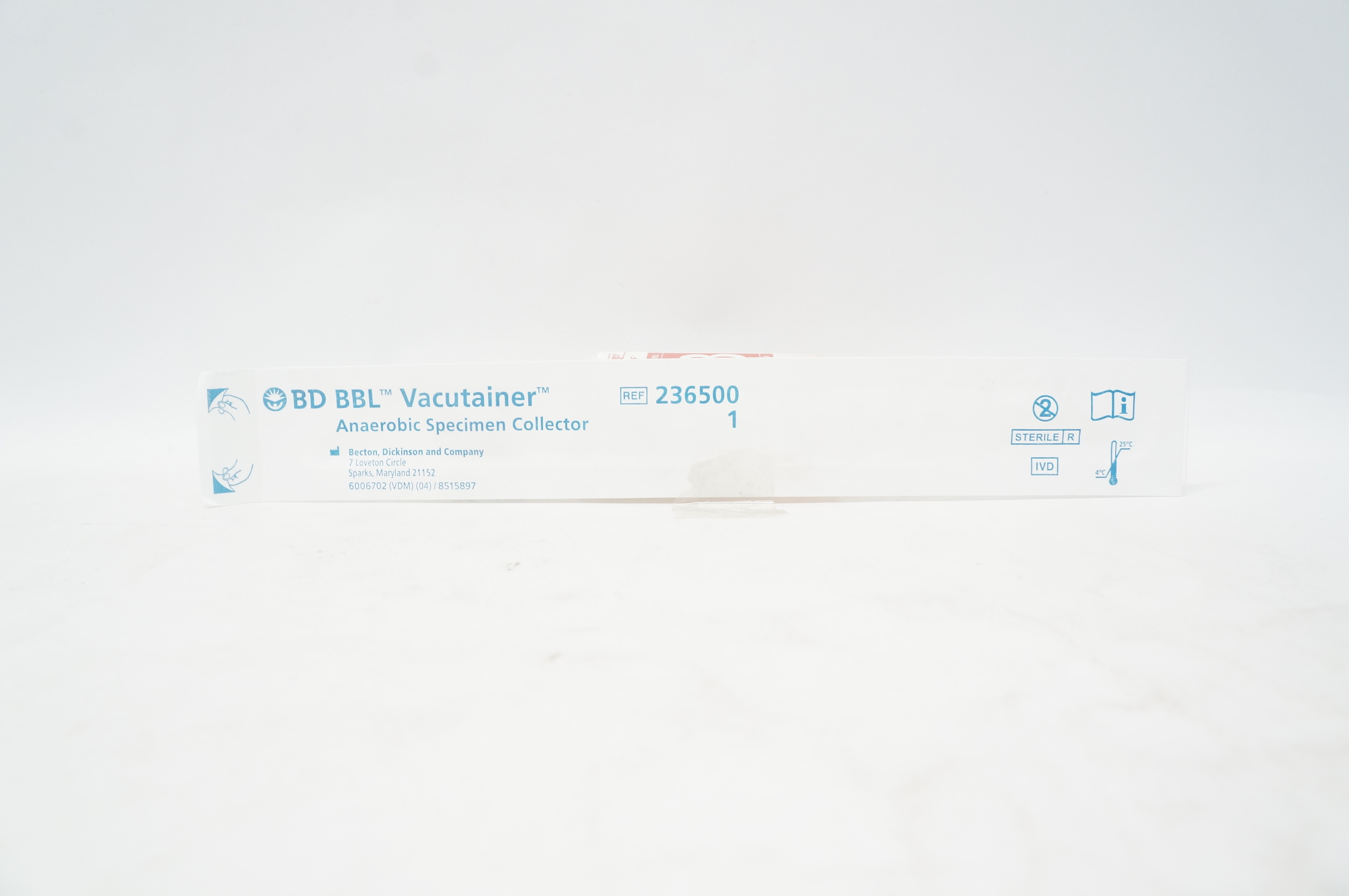 BD 236500 BBL Vacutainer Anaerobic Specimen Collector