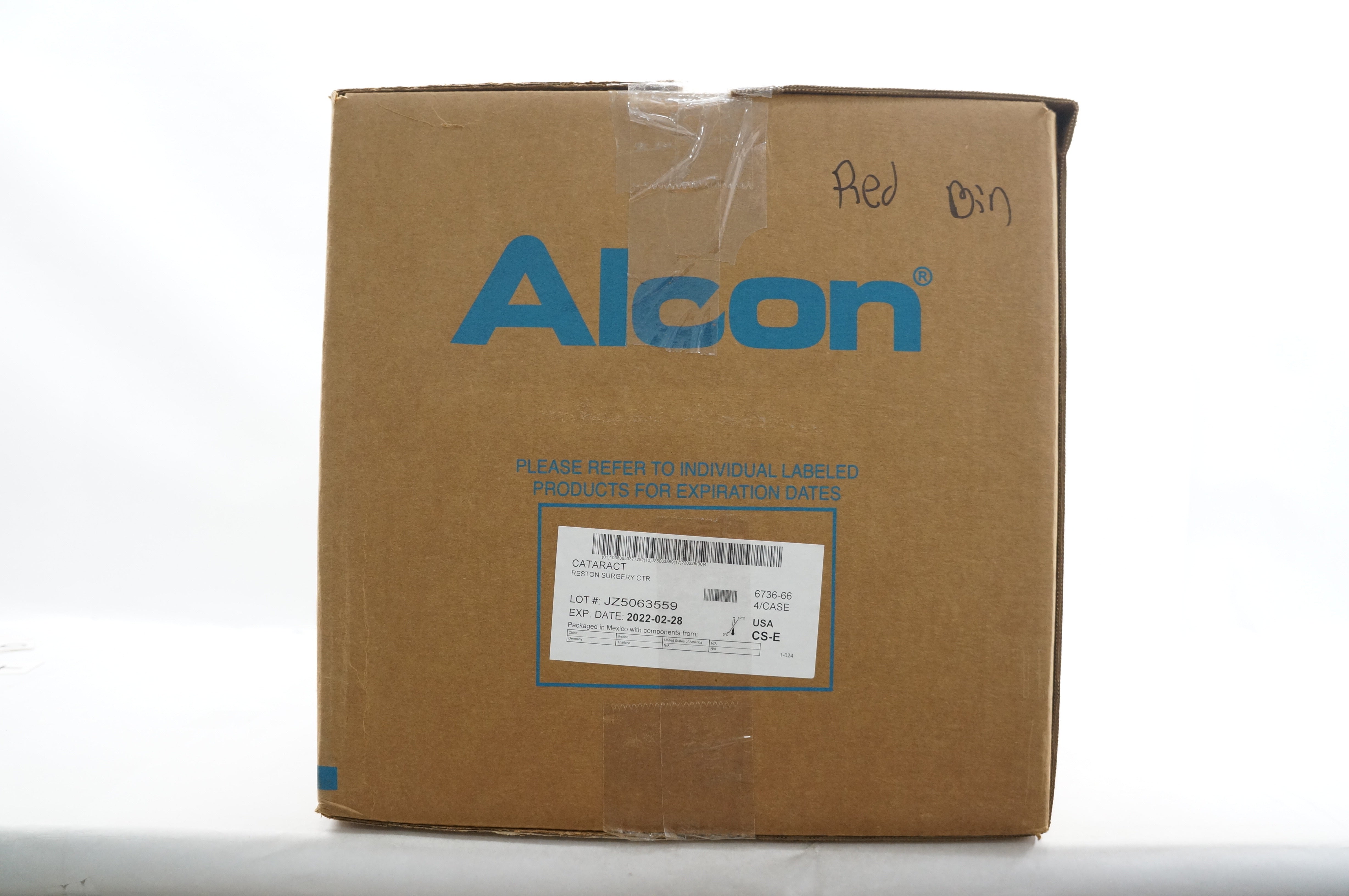 Alcon Cataract Reston Surgery CTR Case of 4