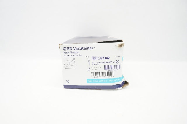 BD 367342 Vacutainer Push Button Blood Collection Set 23Gx 3/4in x 2in-Box of 25