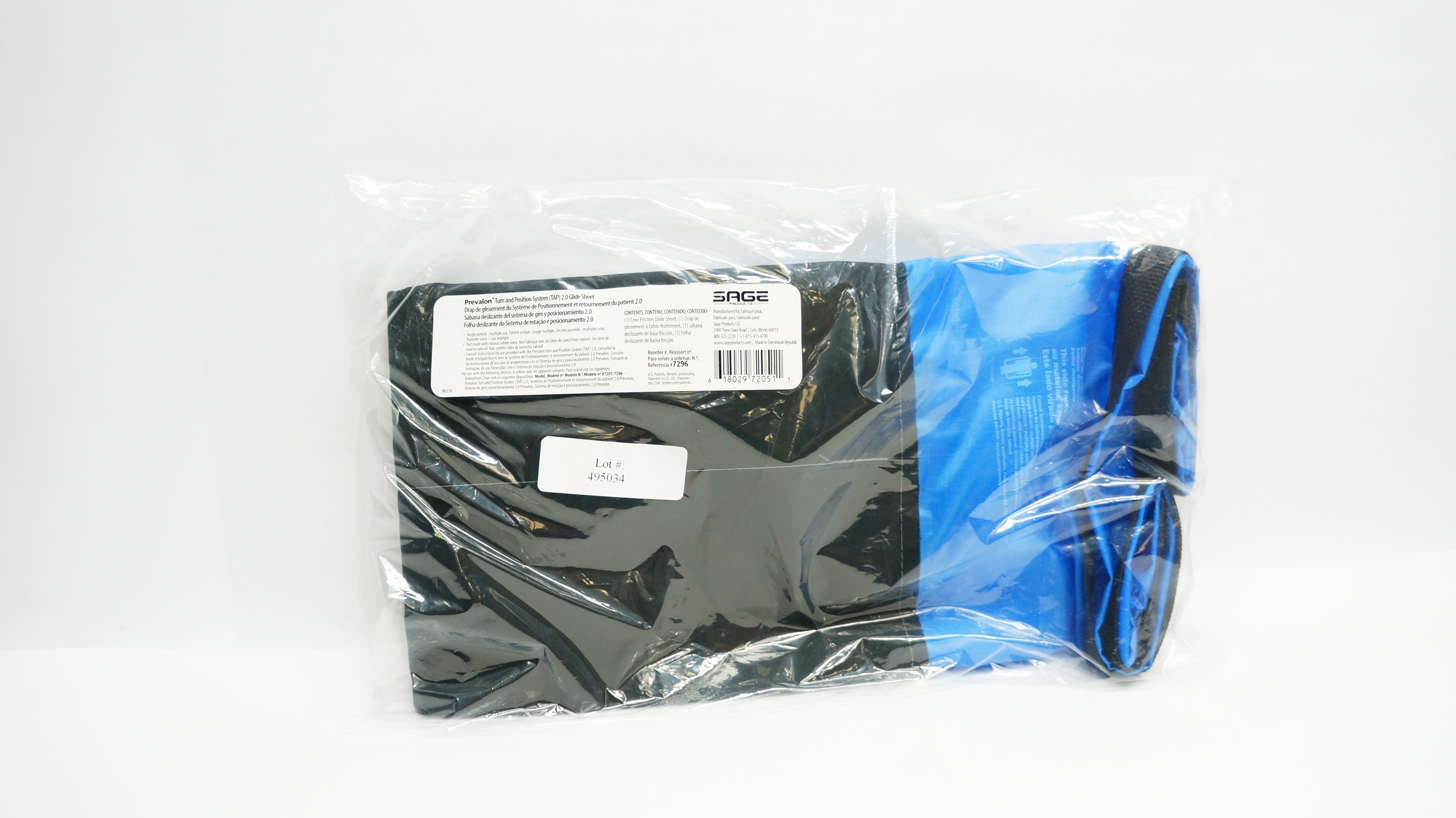 Sage 7296 Prevalon Turn and Position System 2.0 Glide Sheet