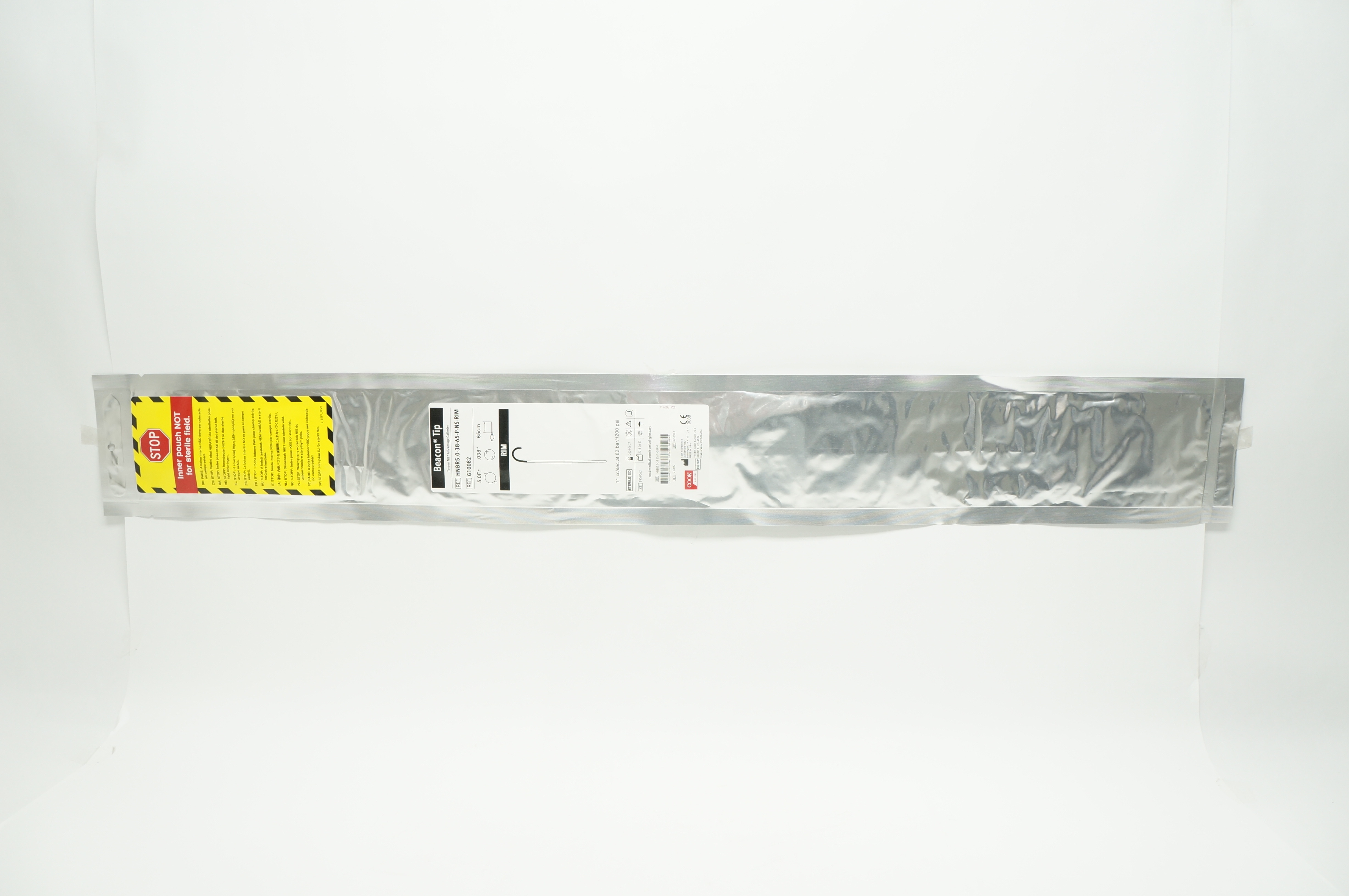 Cook Medical G10082 Beacon Tip Advantage Cath. RIM 5.0Fr x .038inch x ...