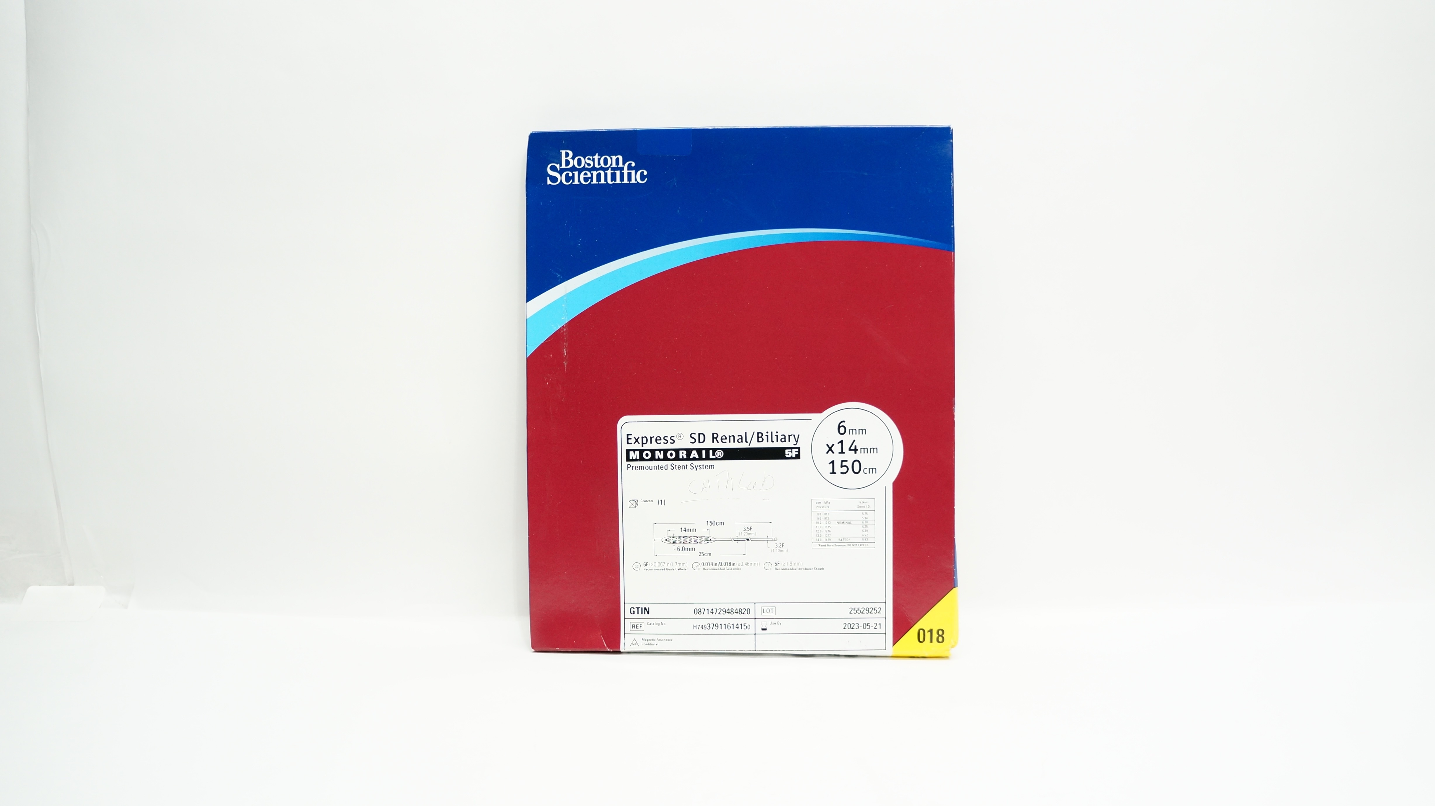 Boston Scientific 3791161415 Renal/Biliary Premounted Stent Sys 6x14mmx150cm (x)