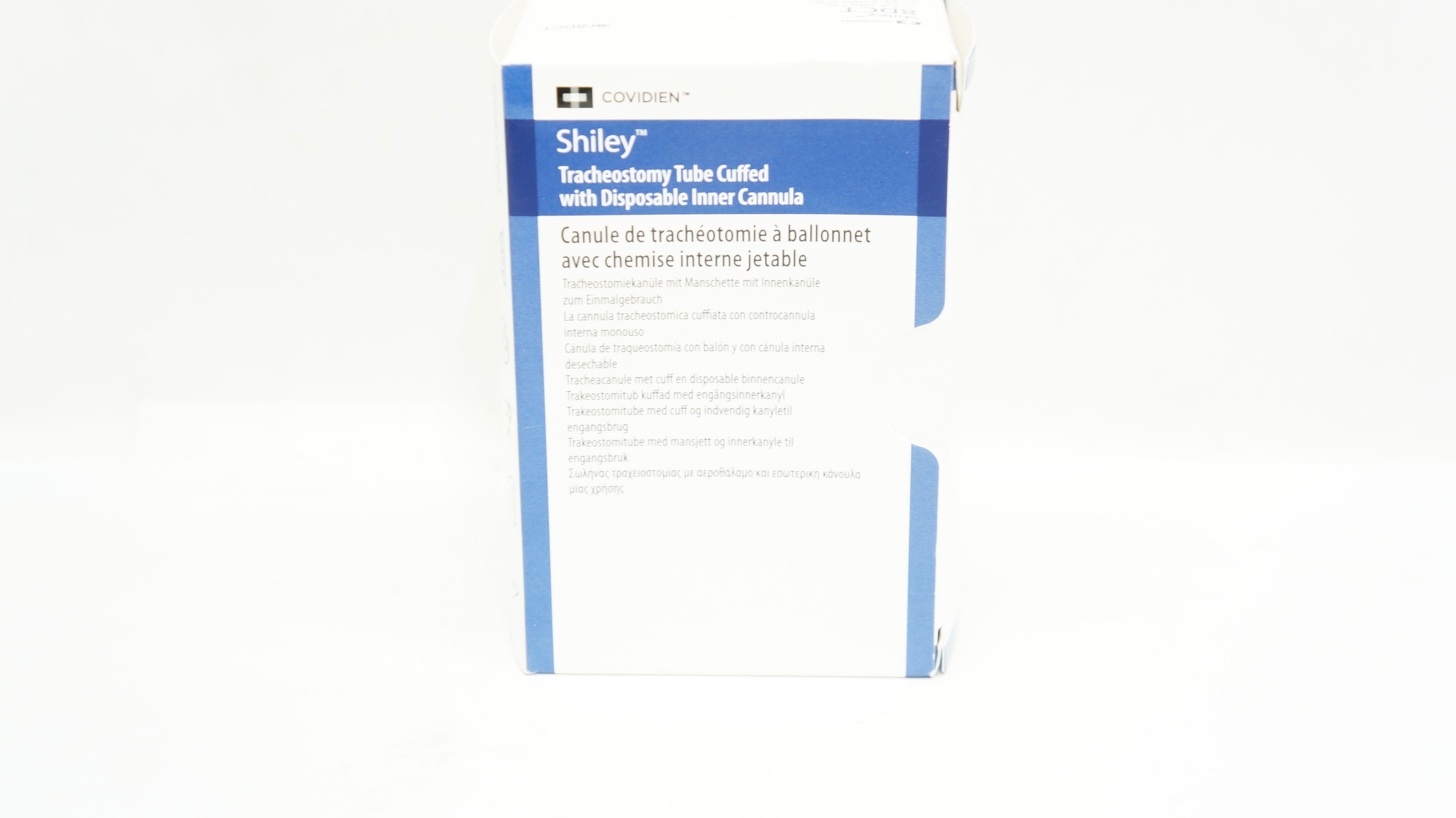 Covidien 8DCT Shiley Tracheostomy Tube Cuffed 7.6ID x 12.2OD x 27.0 x 79mm (x)