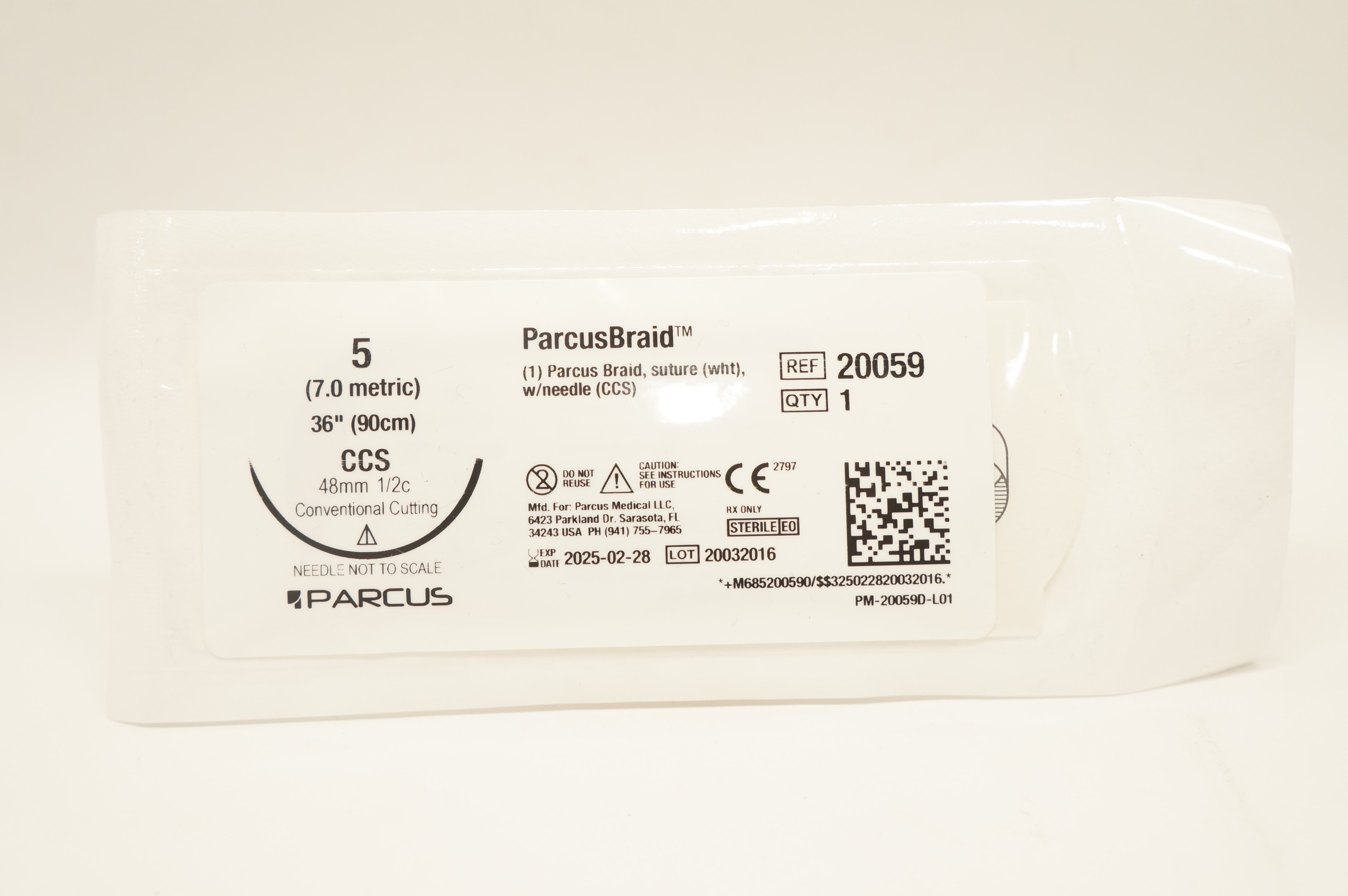 Parcus 20059 5 ParcusBraid Stre CCS 48mm 1/2c Conventional Cutting, 36inch