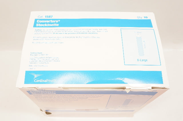 Cardinal Health 1587 Convertors Stockinette, X-Large - Box of 10