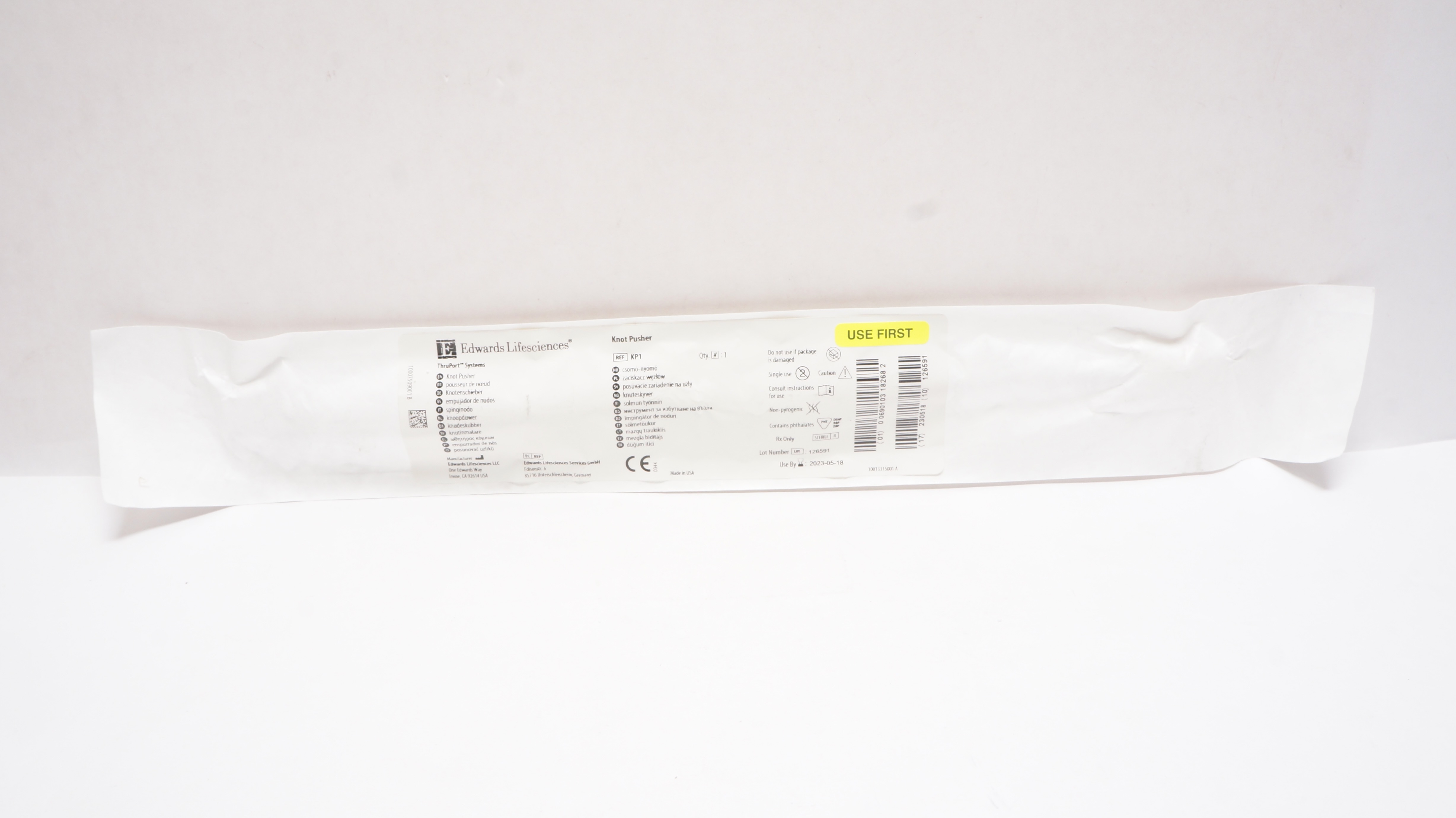 Edwards Lifesciences KP1 ThruPort Systems Knot Pusher (x)