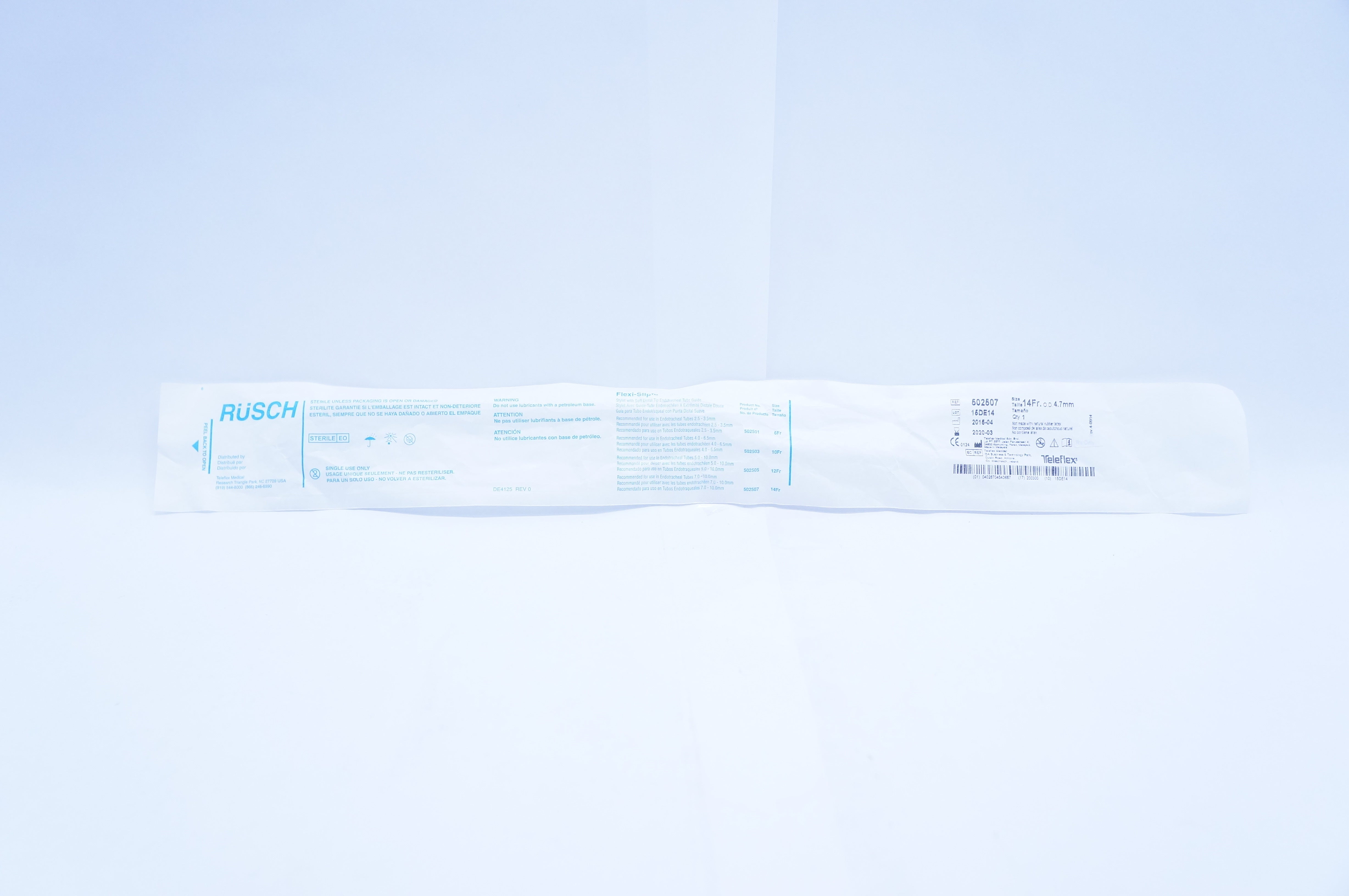 Teleflex 502507 Rusch Flexi-Slip Stylet 14Fr. x 4.7mm OD (x)