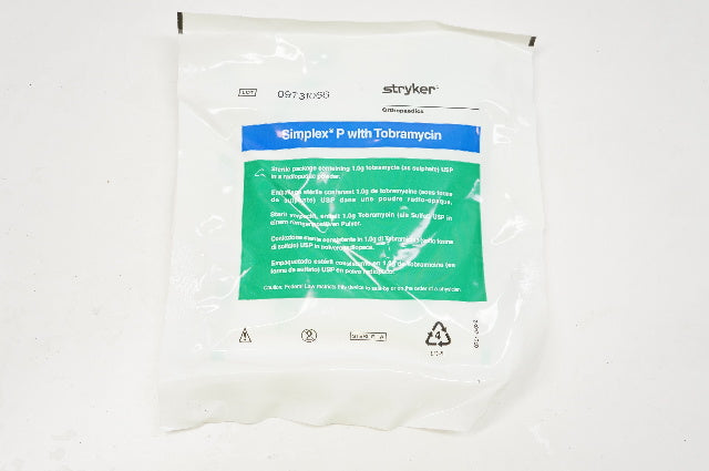 Stryker Simplex P with Tobramycin