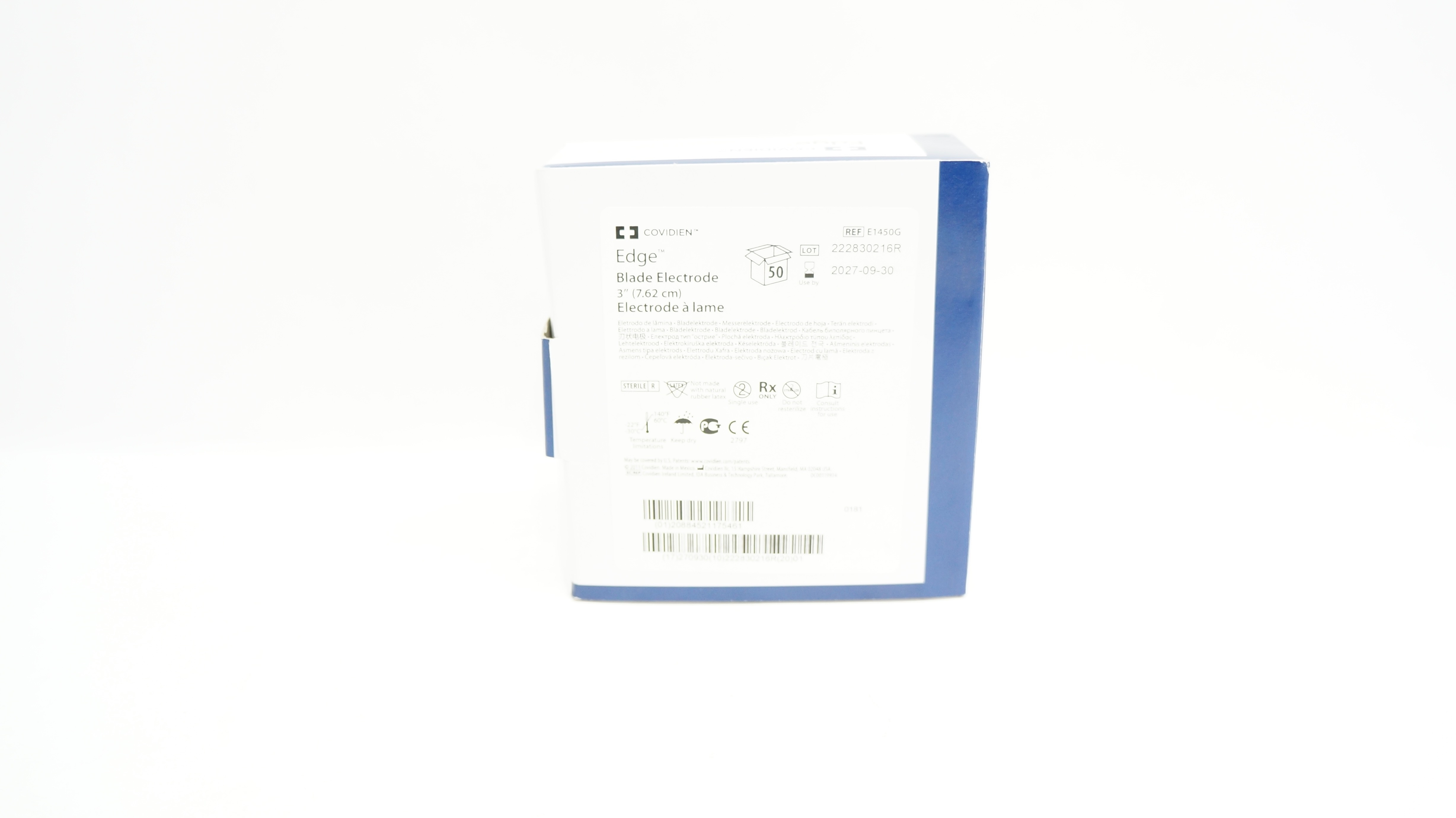 Covidien E1450G Edge Blade Electrode 3In - Box of 50