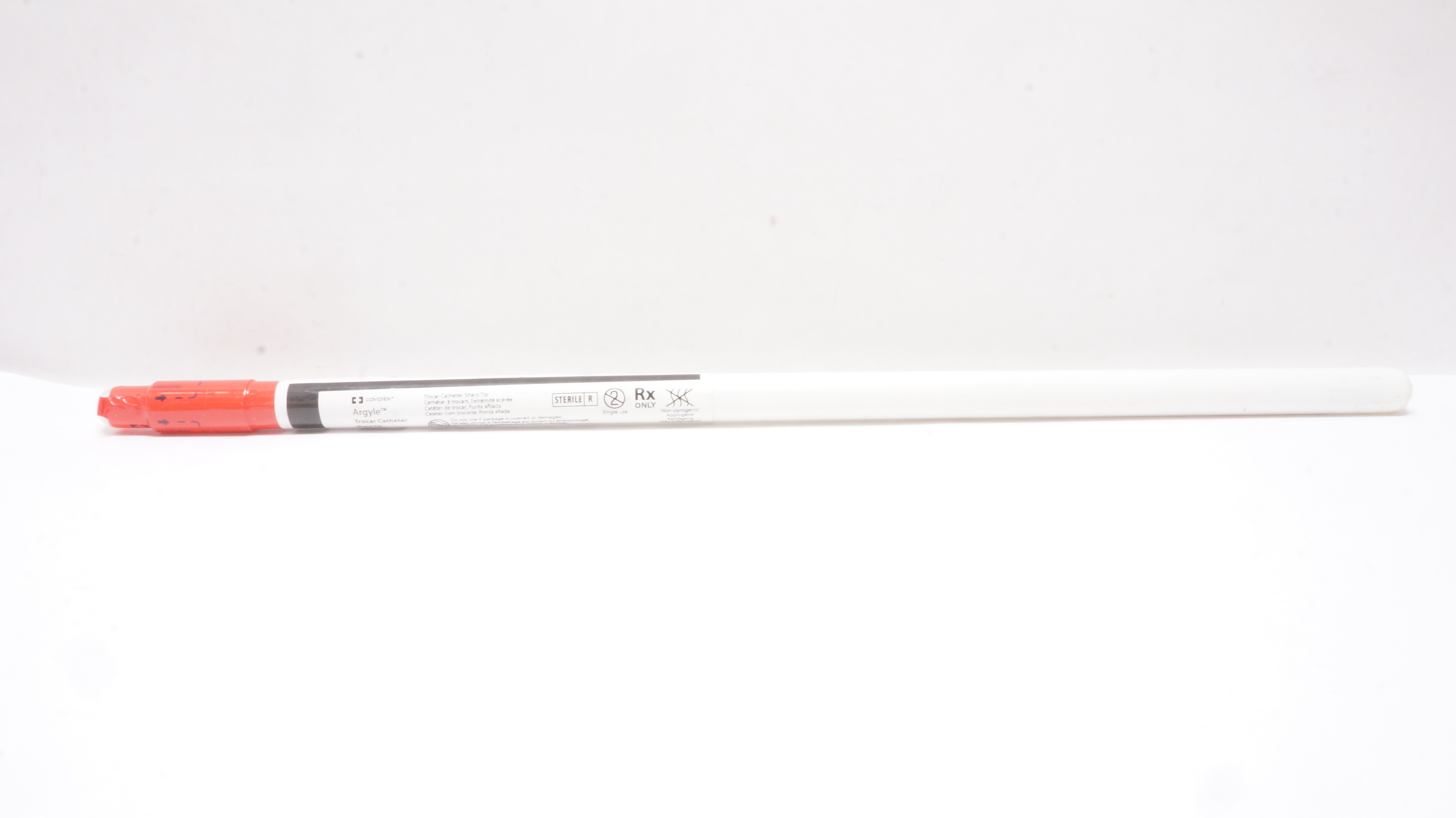 Covidien 8888561076 Argyle Trocar Cath. 32Fr. x 15-3/4inch, Sharp Tip