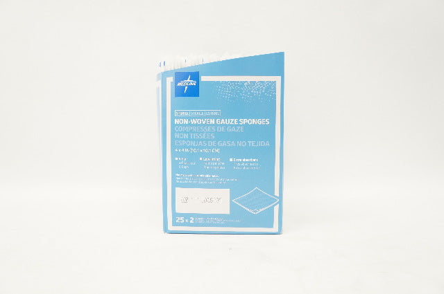 Medline NON21446 Non-Woven Gauze Sponges 6-Ply 4 x 4 inch - Box of 50