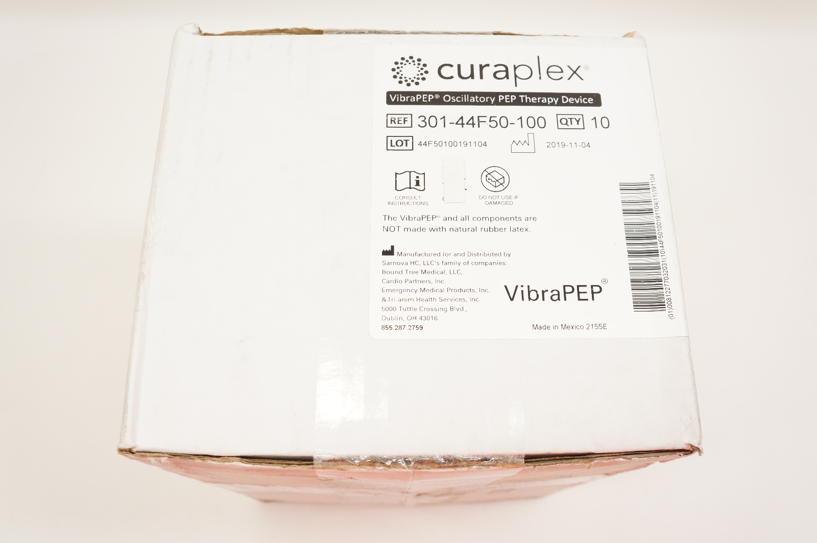 Curaplex 301-44F50-100 VibraPEP Oscillatory PEP Therapy Device