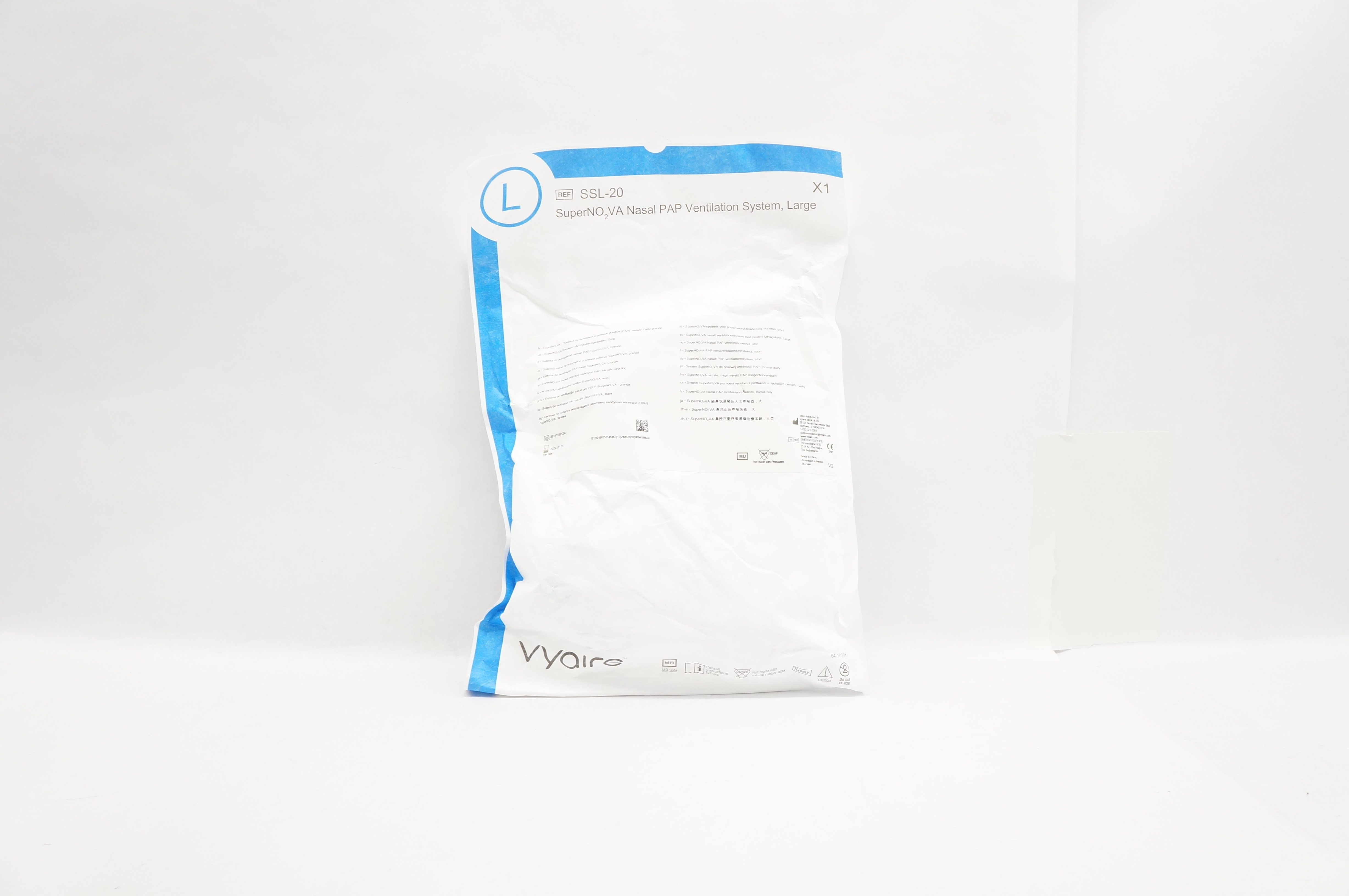 Vyaire SSL-20 SuperNO2VA Nasal PAP Ventilation System Large