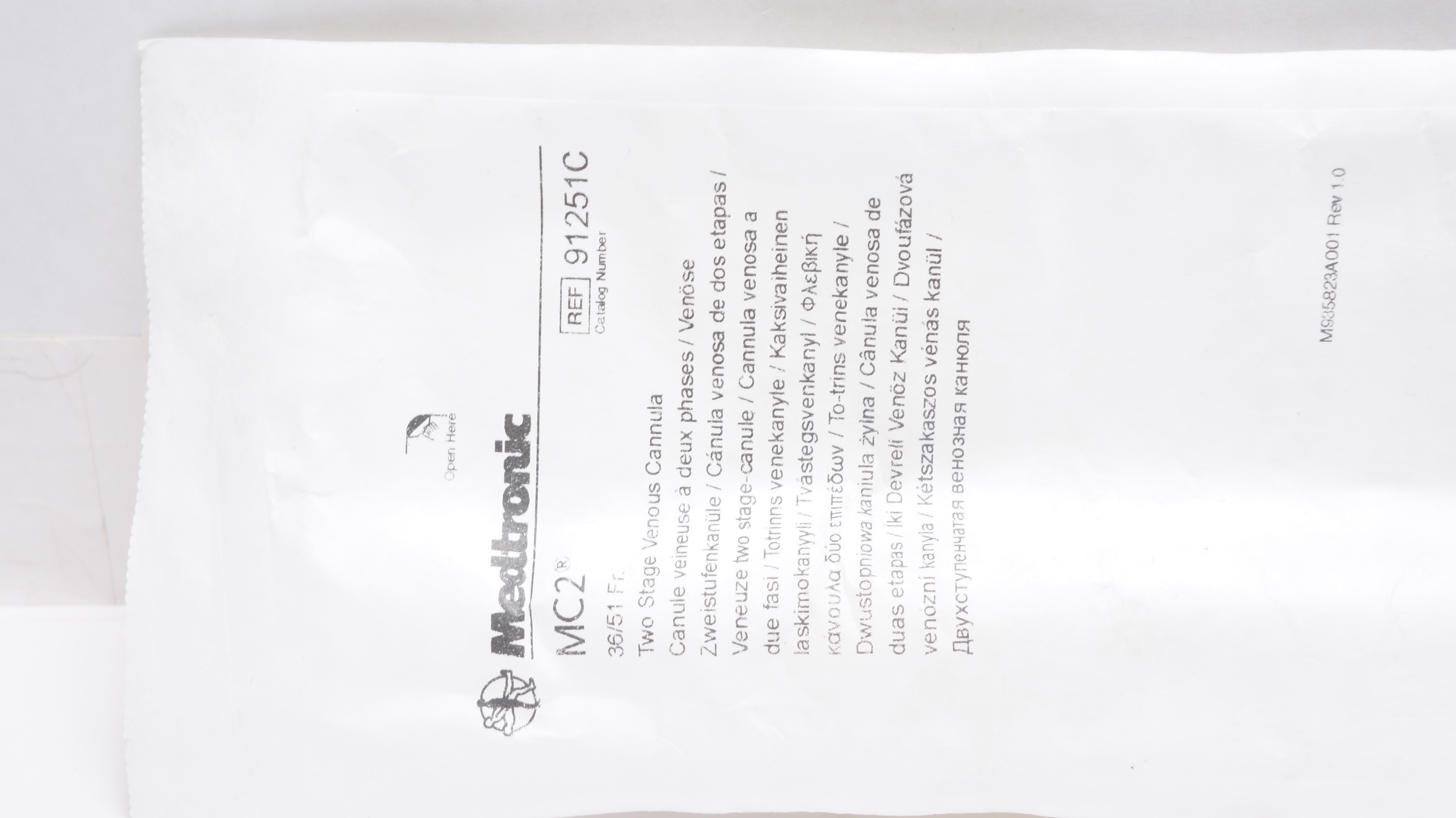 Medtronic 91251C MC2 36/51Fr Two Stage Venous Cannula