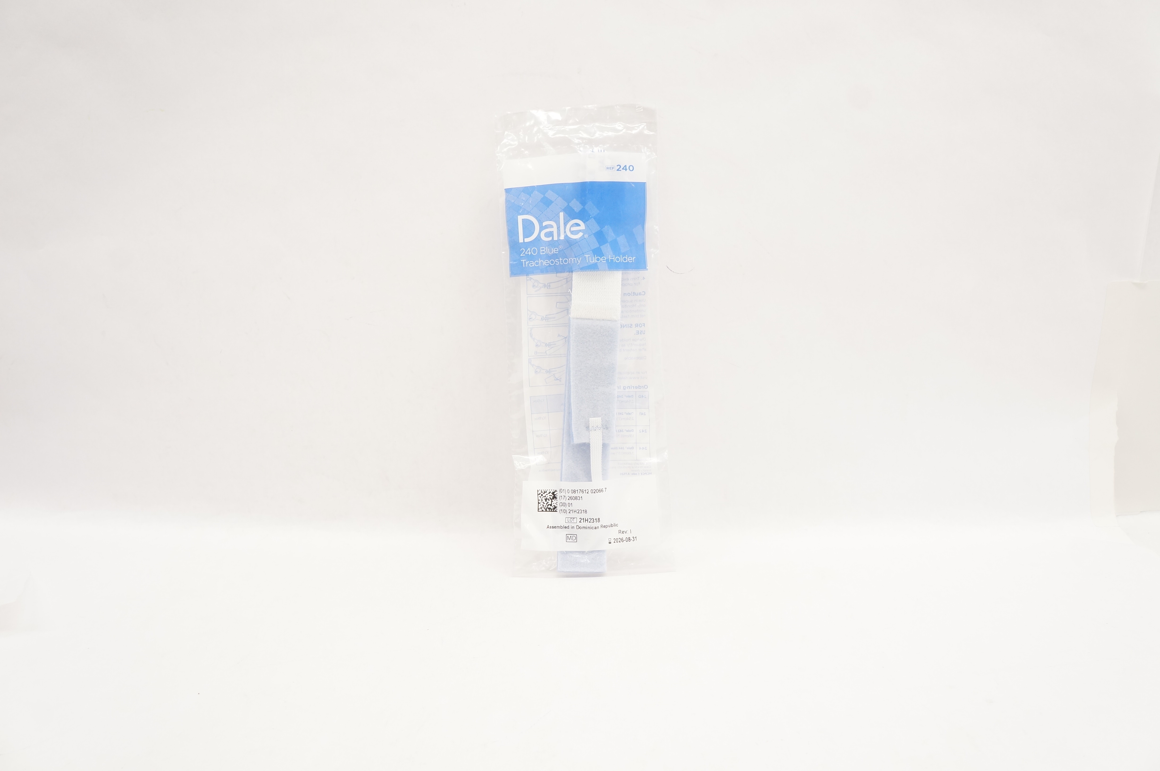 Dale 240 Blue Tracheostomy Tube Holder