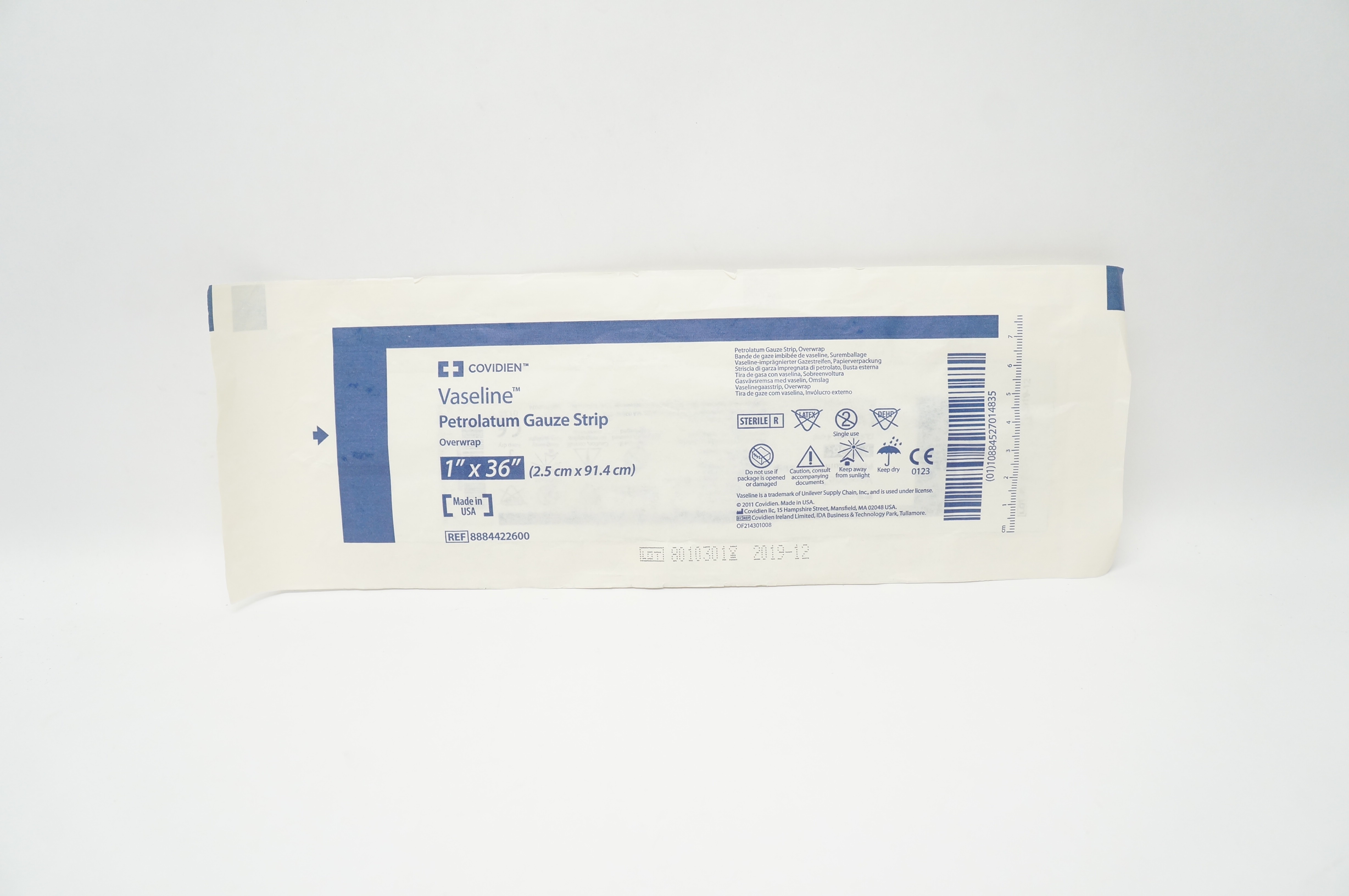 Covidien 8884422600 Vaseline Petrolatum Gauze Strip 1inch x 36inch (x)