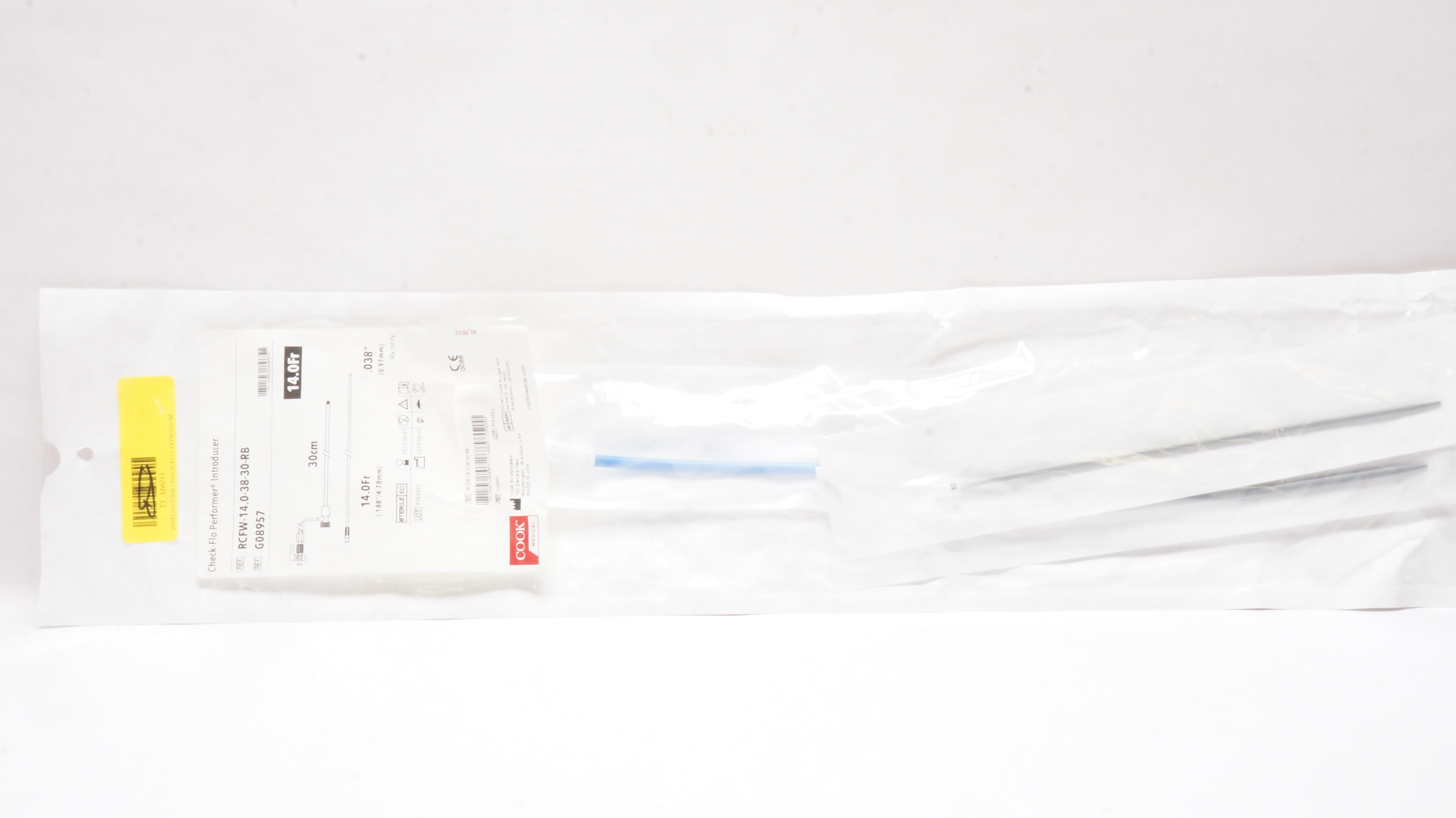 Cook Medical G08957 Check-Flo Performer Introducer 14Fr. x 30cm x ...