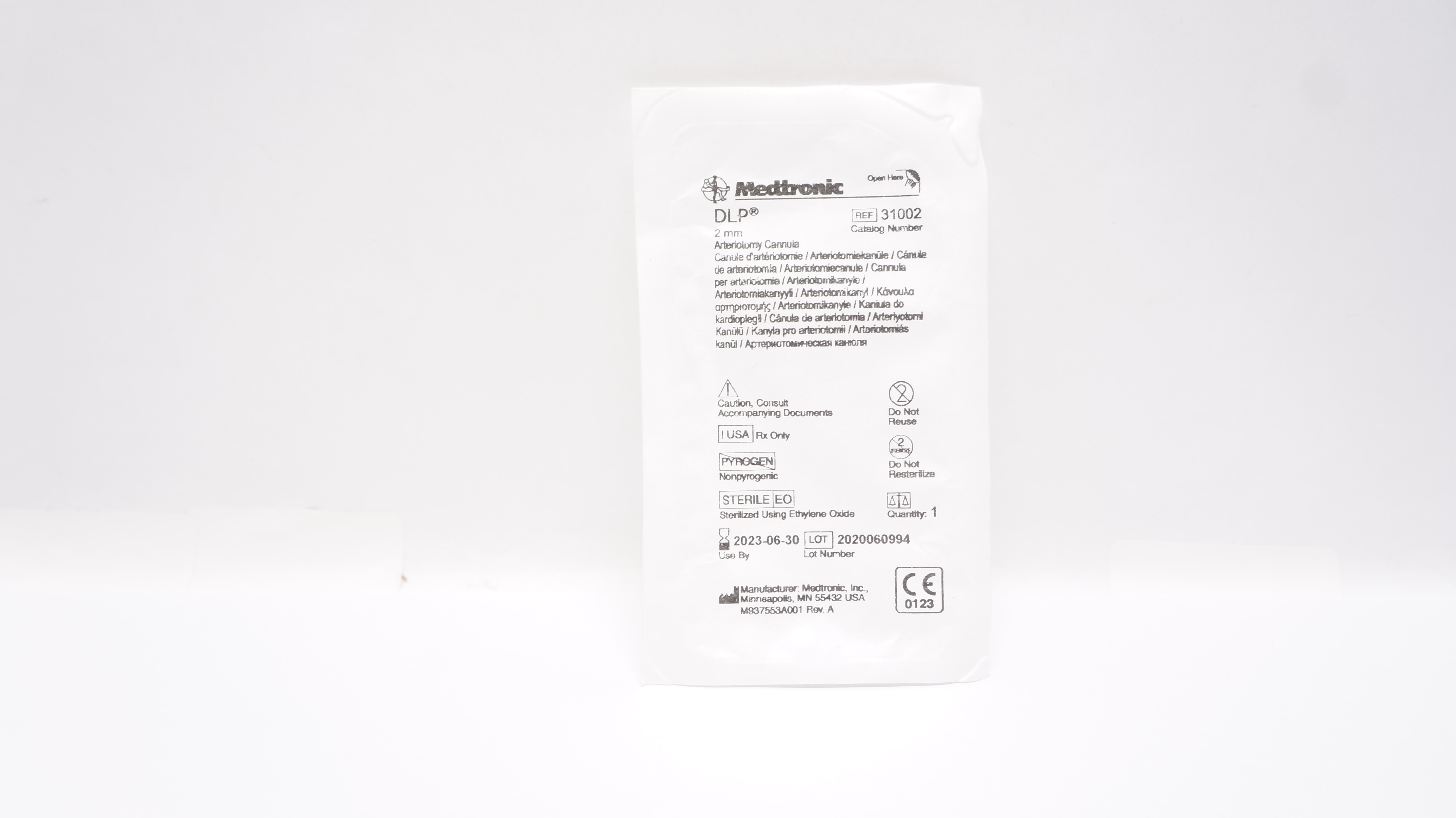 Medtronic 31002 DLP Arteriotomy Cannula 2mm (x)