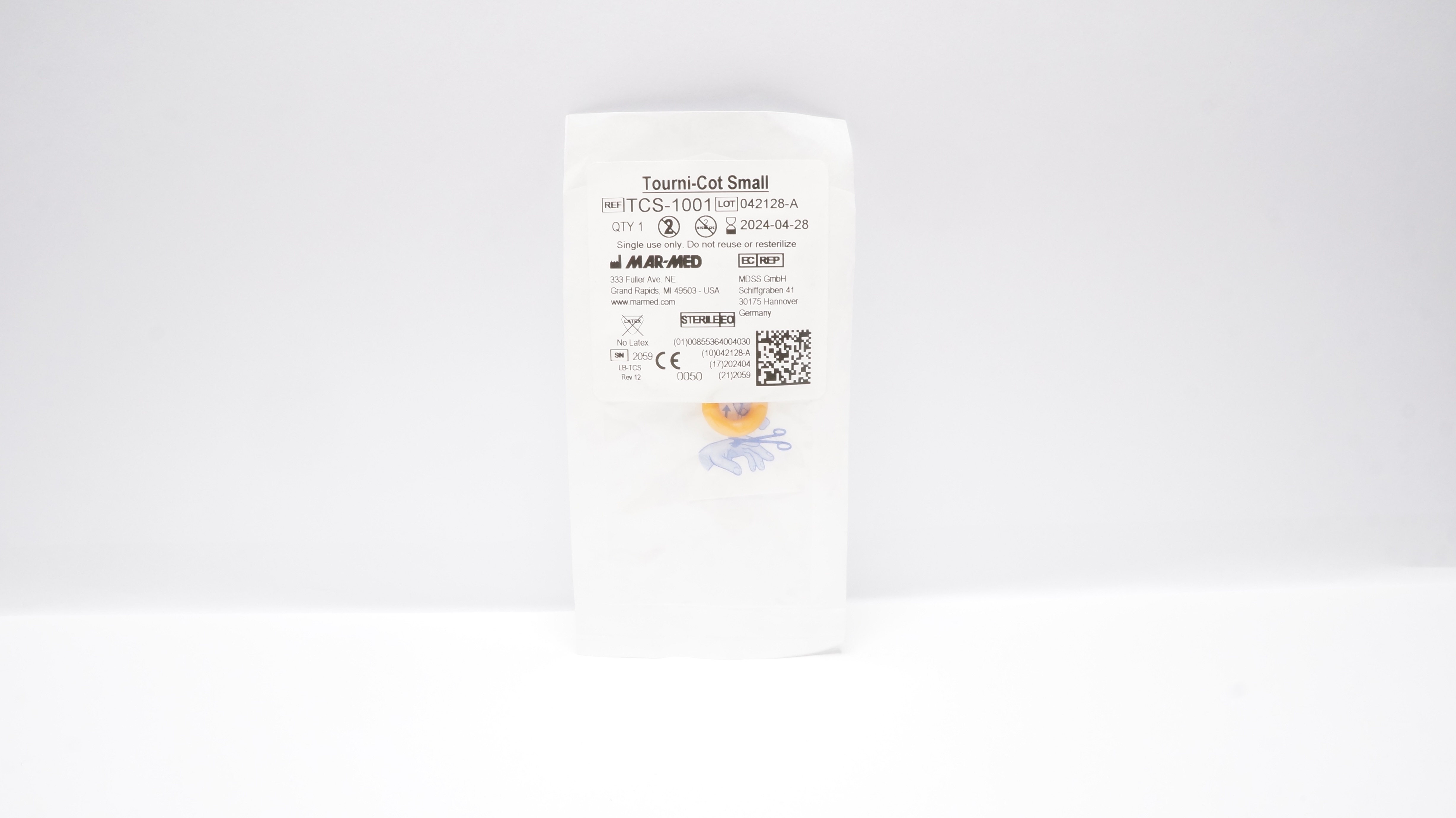 MAR-MED TCS-1001 Tourni-Cot Digit Tourniquet Small (x)