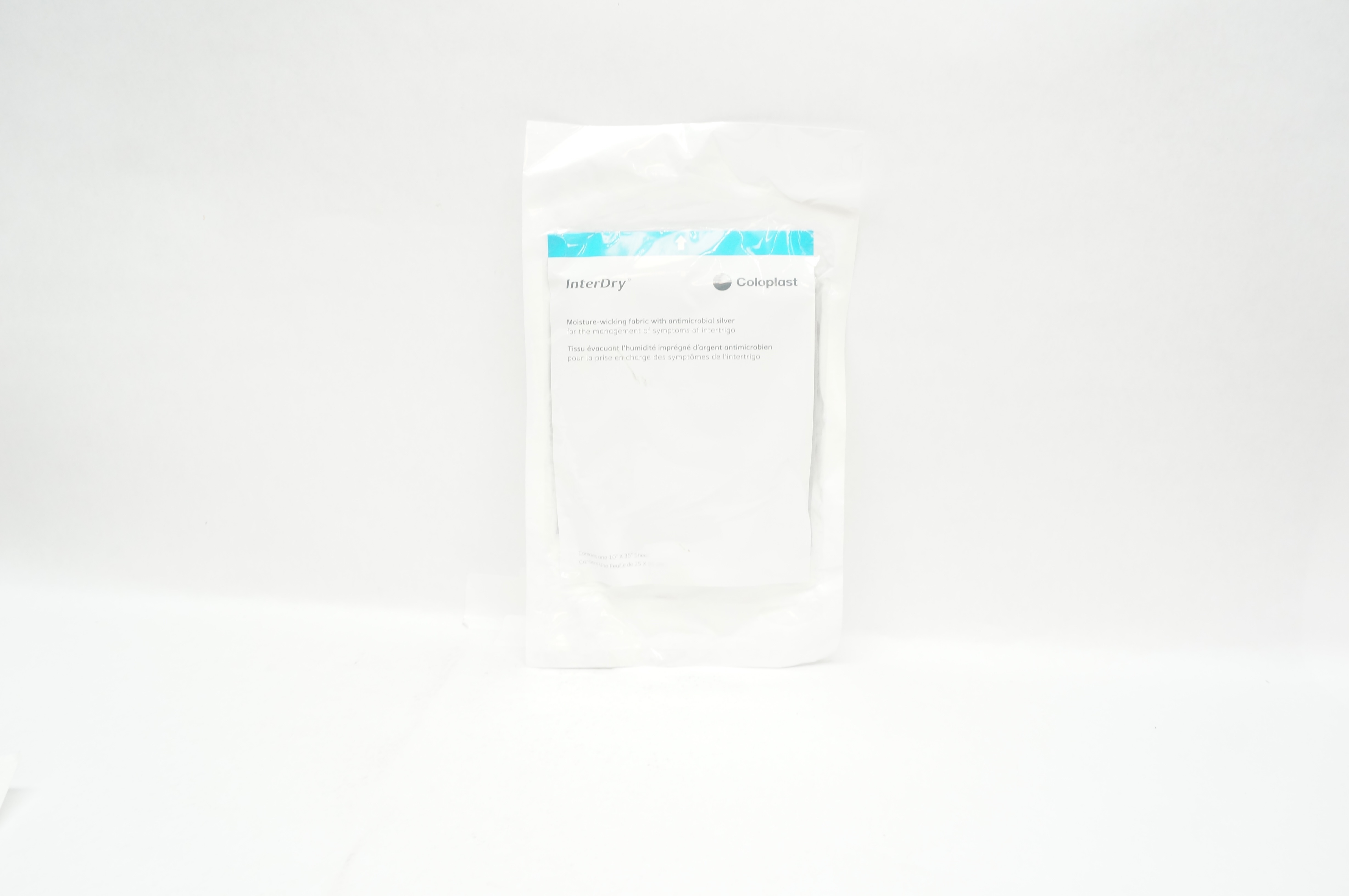 Coloplast 7912 InterDry Moisture-Wicking Fabric w/Antimicrobial Silver 10x36inch